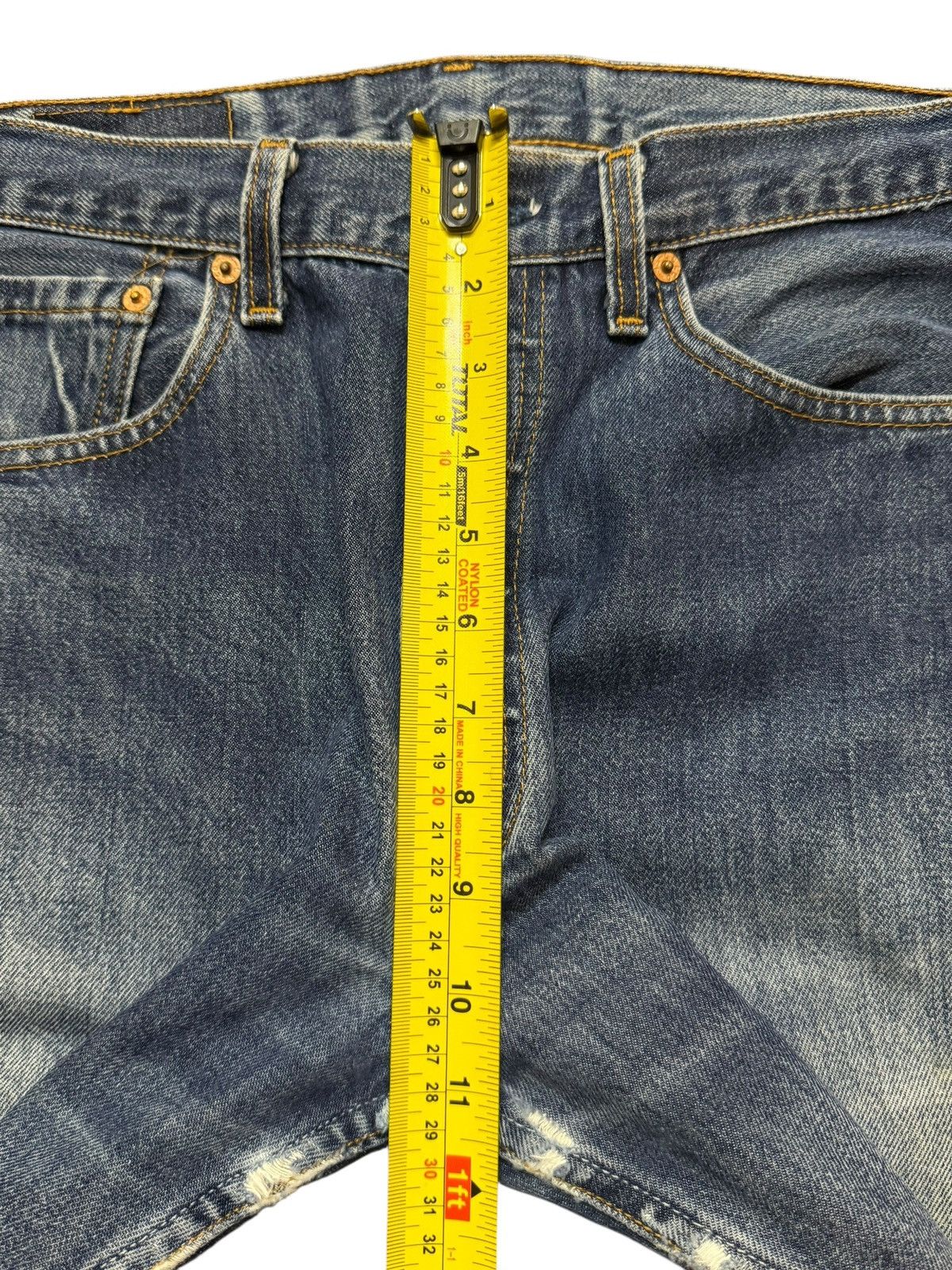 Levi's Vintage 90s Levis 501xx Classic Blue Faded Wash Straight Leg Size US 31 - 11 Thumbnail
