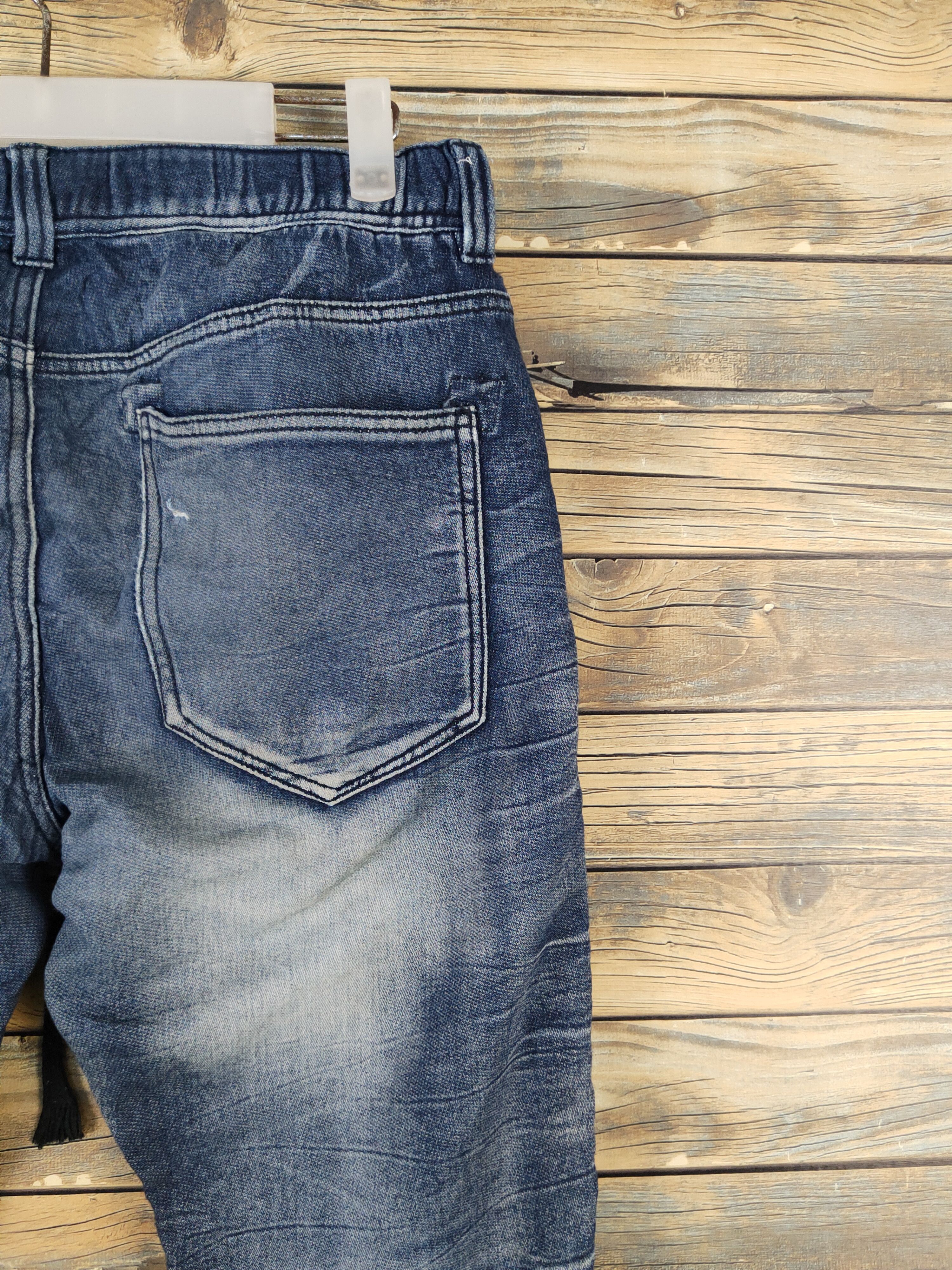 Japanese Brand Vence Exchange Blue Distressed Ripped Jogger Jeans #W2079 Size US 31 - 10 Thumbnail