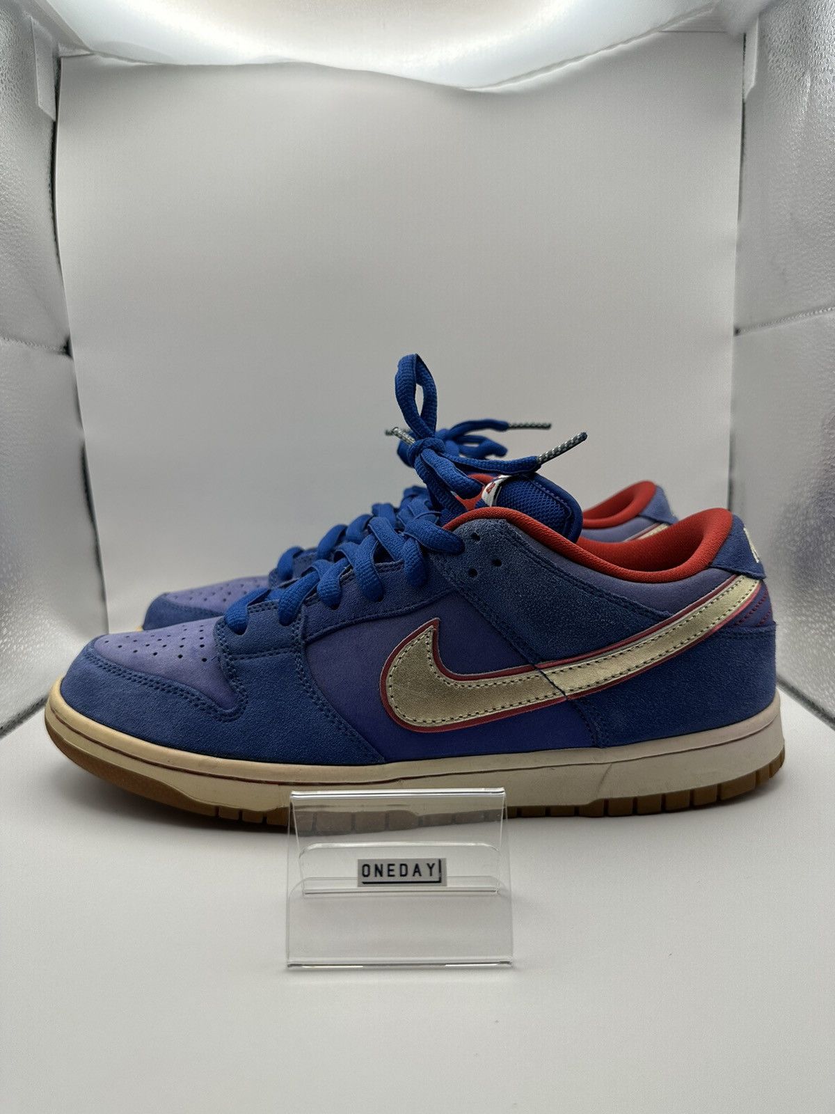 image of Eric Koston X Nike Sb Dunk Low Premium Shoes in Blue, Men's (Size 10.5)