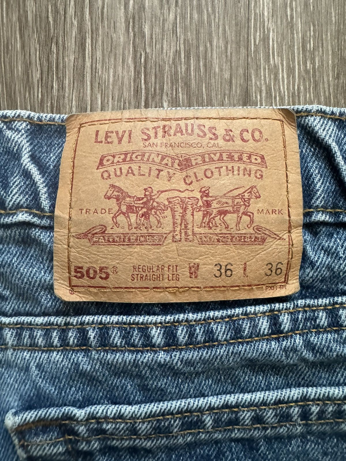 Levi's × Unsound Rags 90s 505 Made in USA Size US 36 / EU 52 - 3 Thumbnail