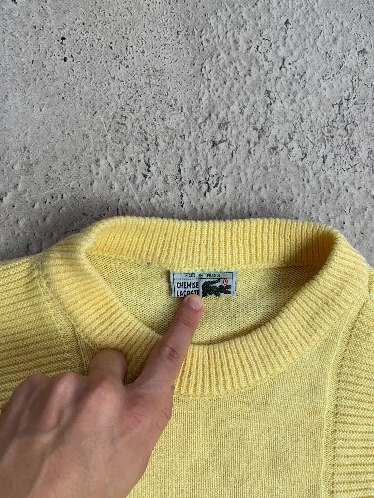 Lacoste Vintage Y2K Lacoste Knitwear Wool Sweater Size XL streetwear Size US L / EU 52-54 / 3 - 5 Thumbnail