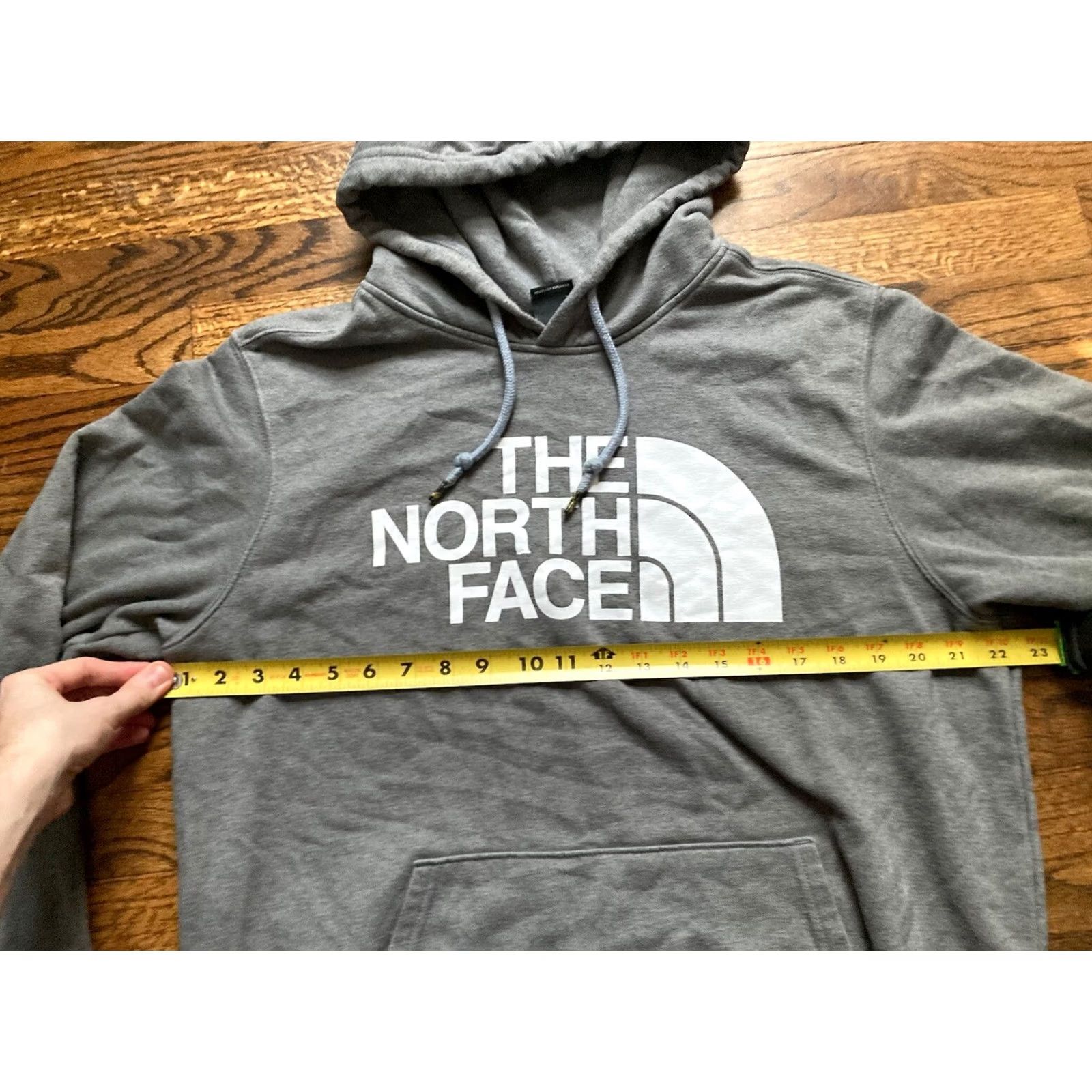 The North Face The North Face Hoodie Mens Size Large Logo Sweatshirt Gray Spell Out Size US L / EU 52-54 / 3 - 6 Thumbnail