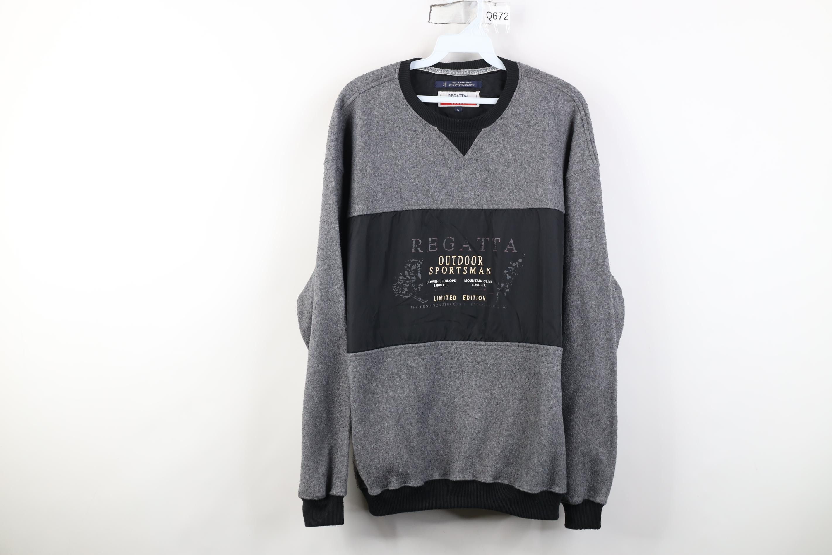 Vintage Vintage 90s Streetwear Regatta Skiing Sweatshirt Jacket Size US L / EU 52-54 / 3 - 1 Thumbnail