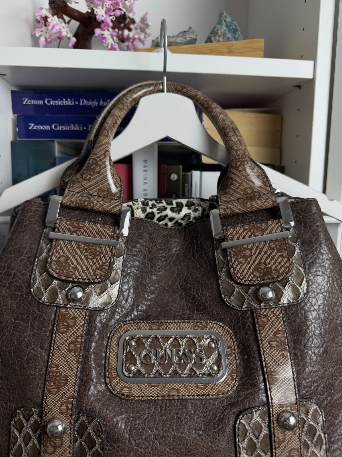 Designer × Guess Vintage y2k Guess monogram hand shoulder bag avantgarde Size ONE SIZE - 5 Thumbnail