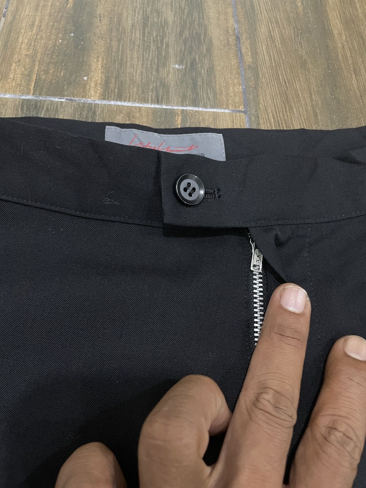 Yohji Yamamoto Yohji Yamamoto Laine Wool Cropped Pants Size US 31 - 5 Thumbnail