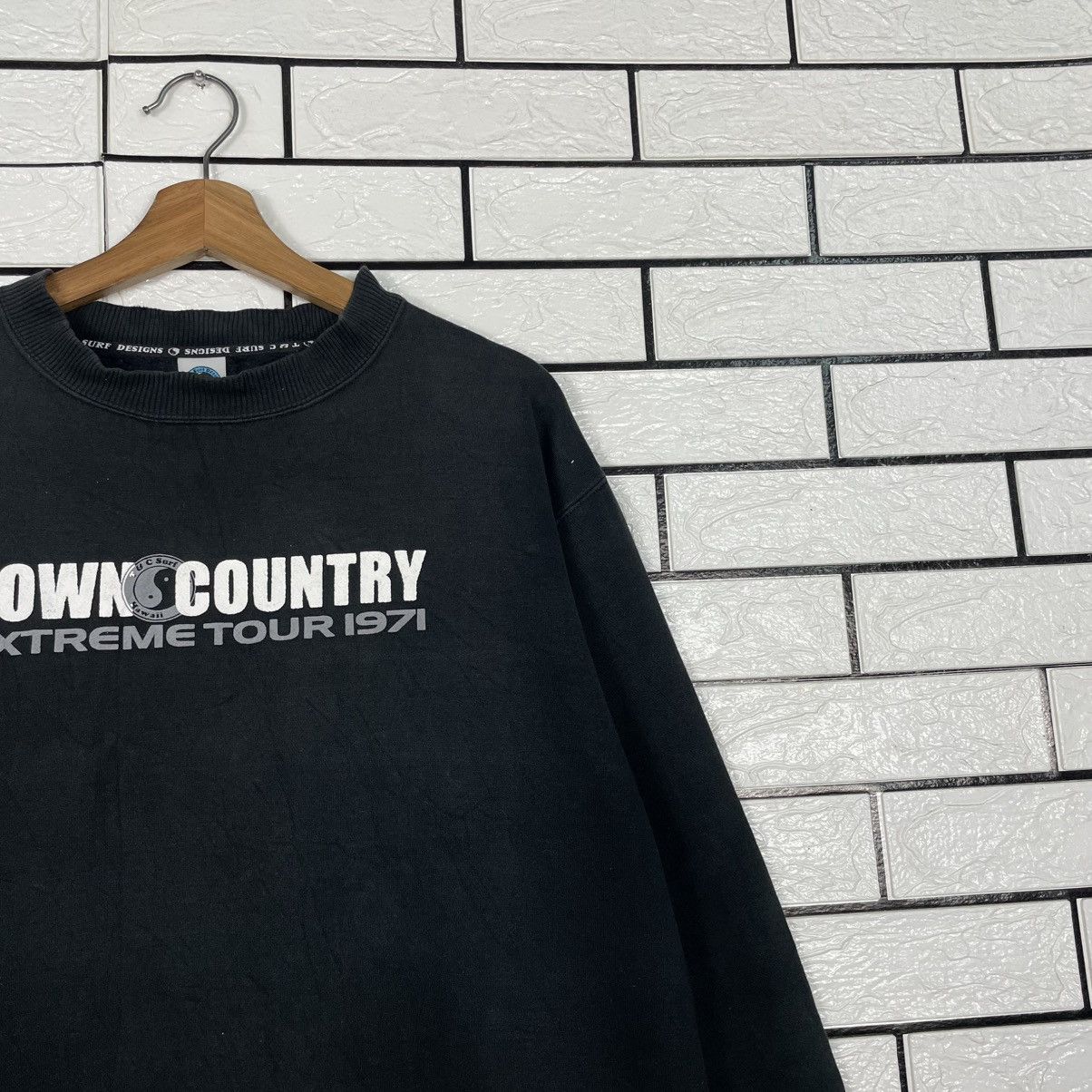 Japanese Brand Town & Country Black Sweatshirt Size US M / EU 48-50 / 2 - 5 Thumbnail