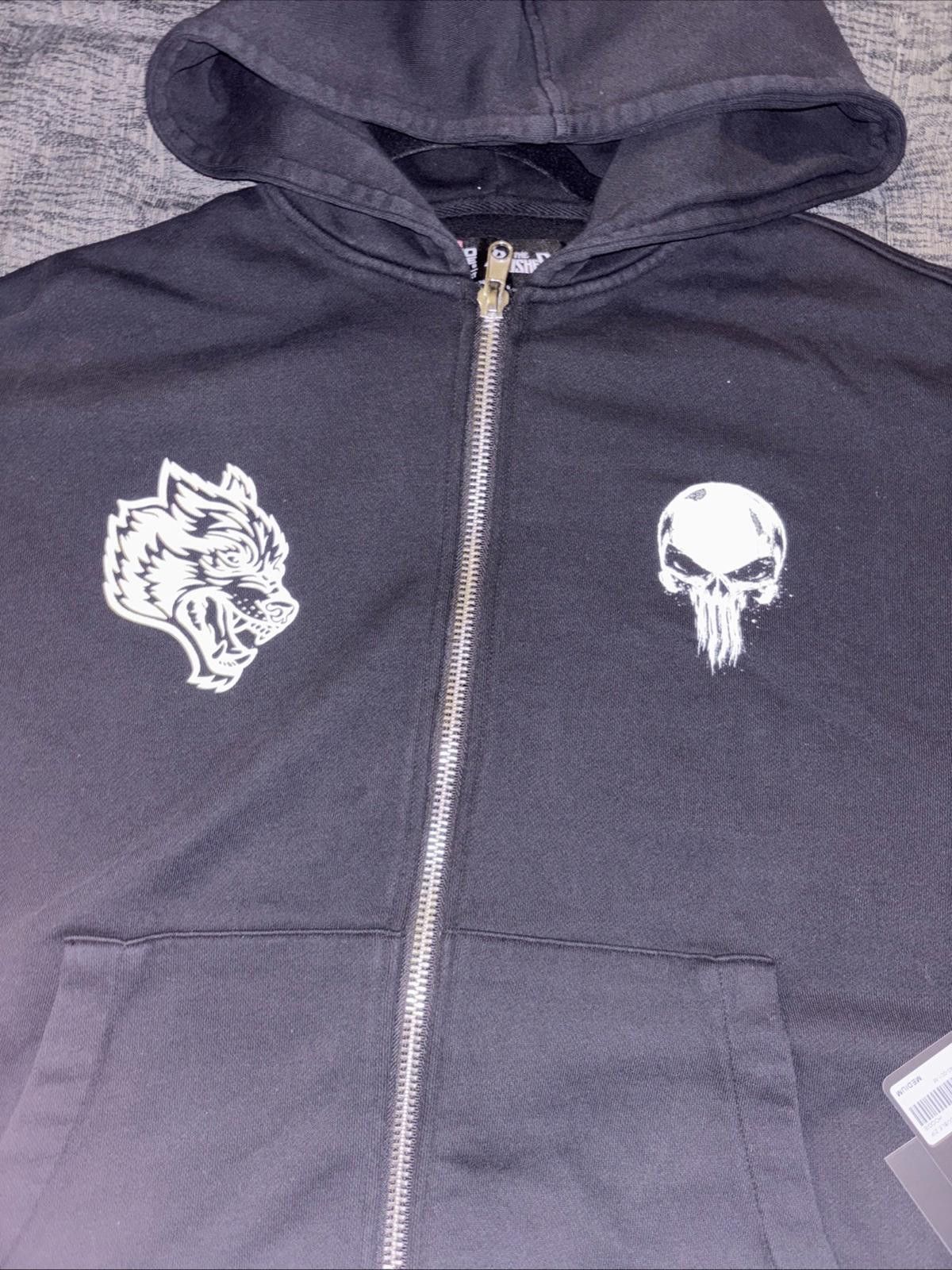 Marvel Comics Darc Sport Punisher Marvel Black Oversized Hood Box Cut Med Size US M / EU 48-50 / 2 - 4 Thumbnail