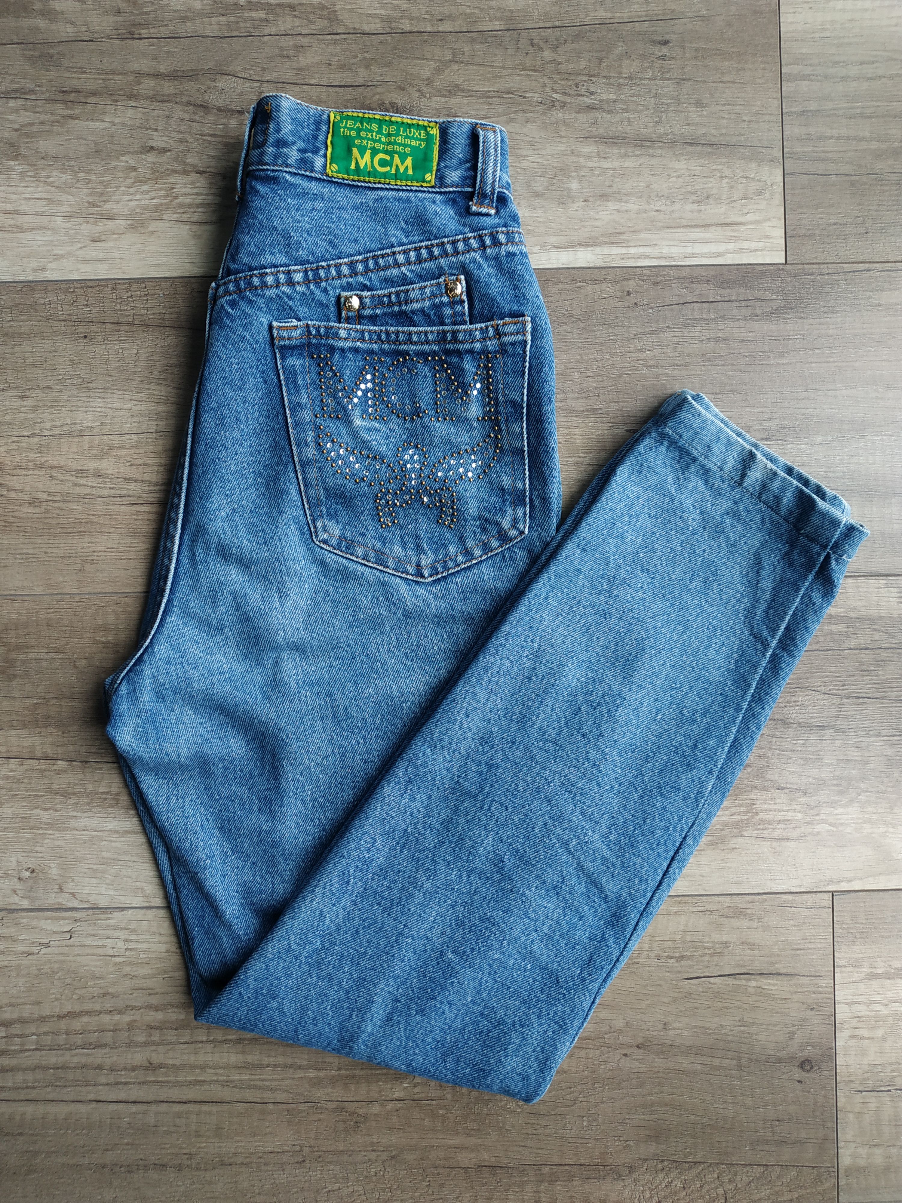 MCM × Vintage MCM Tapered Slim Fit Vintage 90's Women's Jeans, s.28 (XS-S) Size 28" / US 6 / IT 42 - 1 Thumbnail