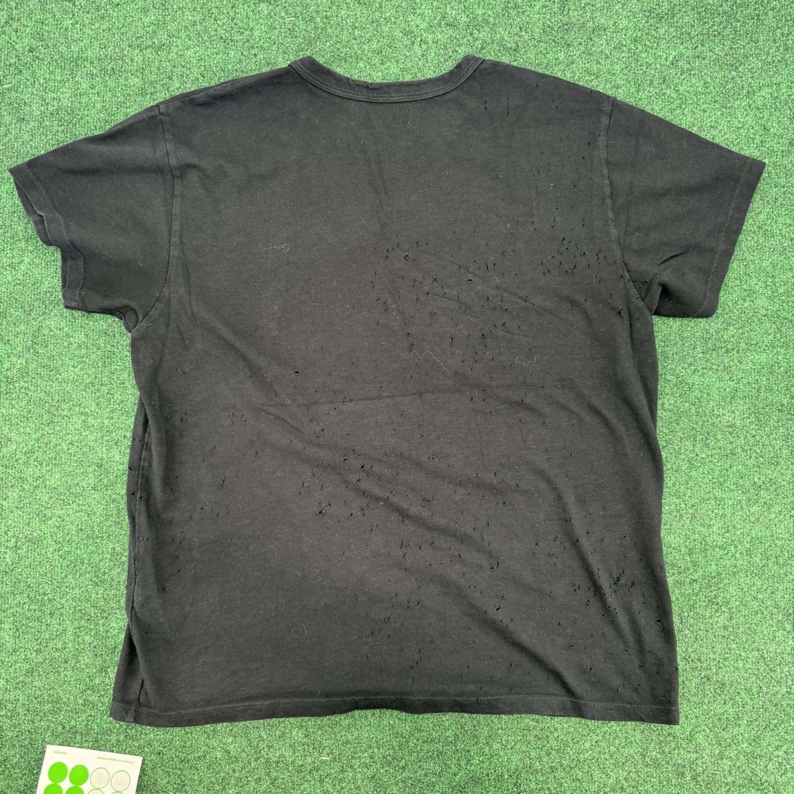 Amiri Amiri Shotgun Black Tee L Used Size US L / EU 52-54 / 3 - 7 Thumbnail