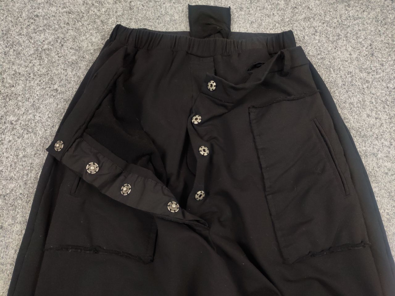 Other Barbara Speer Design Avant Garde Harem Black double Pants Size 32" / US 10 / IT 46 - 11 Thumbnail