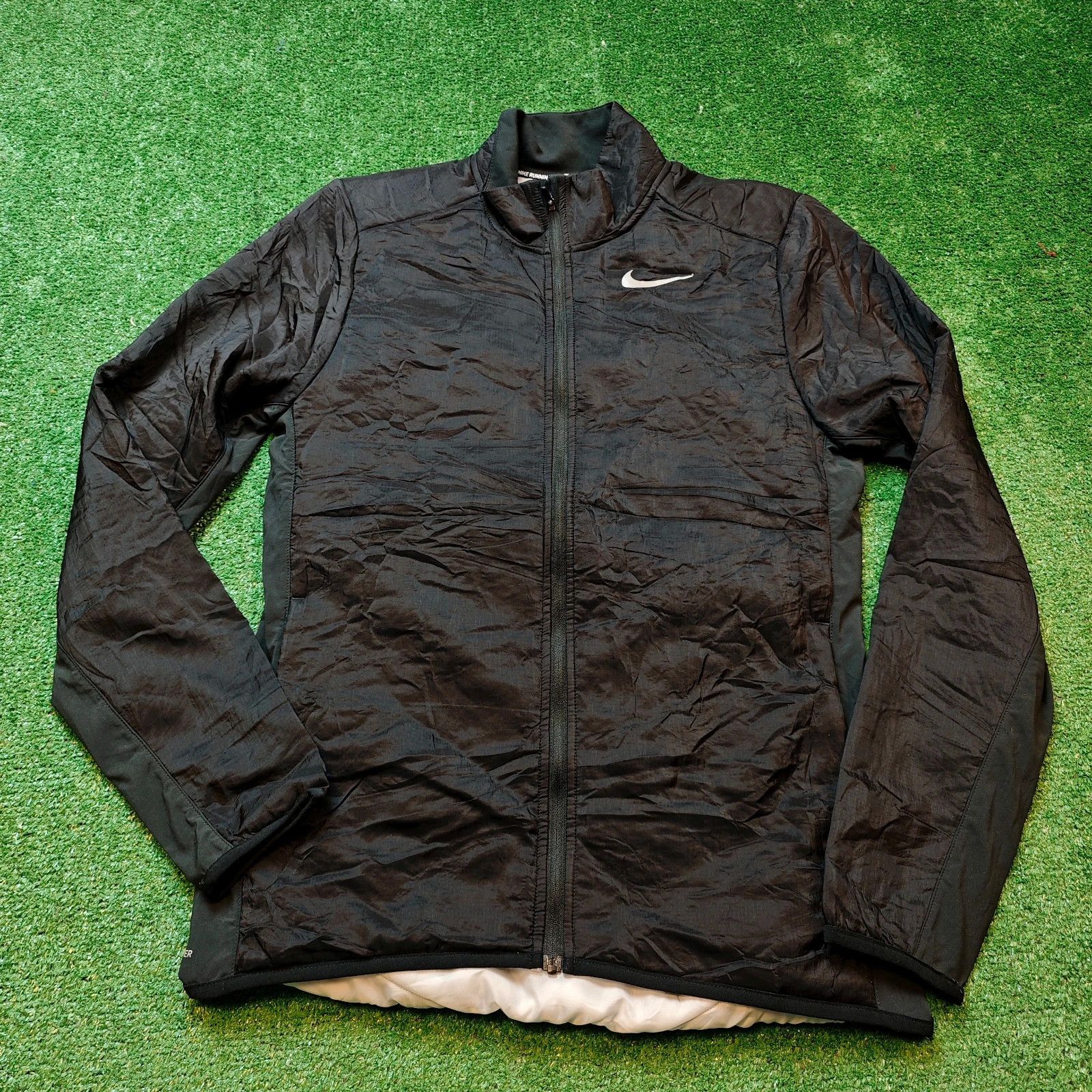 Nike Nike Aerolayer Jacket Mens Small Full Zip Black Running Size US S / EU 44-46 / 1 - 1 Thumbnail