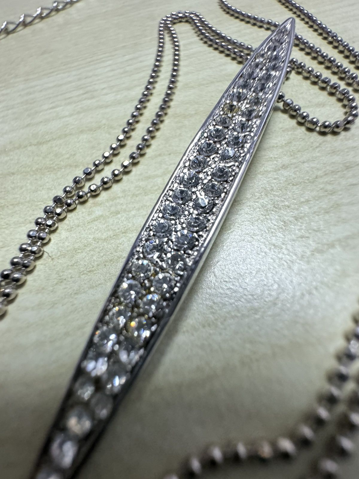 Other DIAMOND LEAVE SILVER NECKLACE Size ONE SIZE - 5 Thumbnail