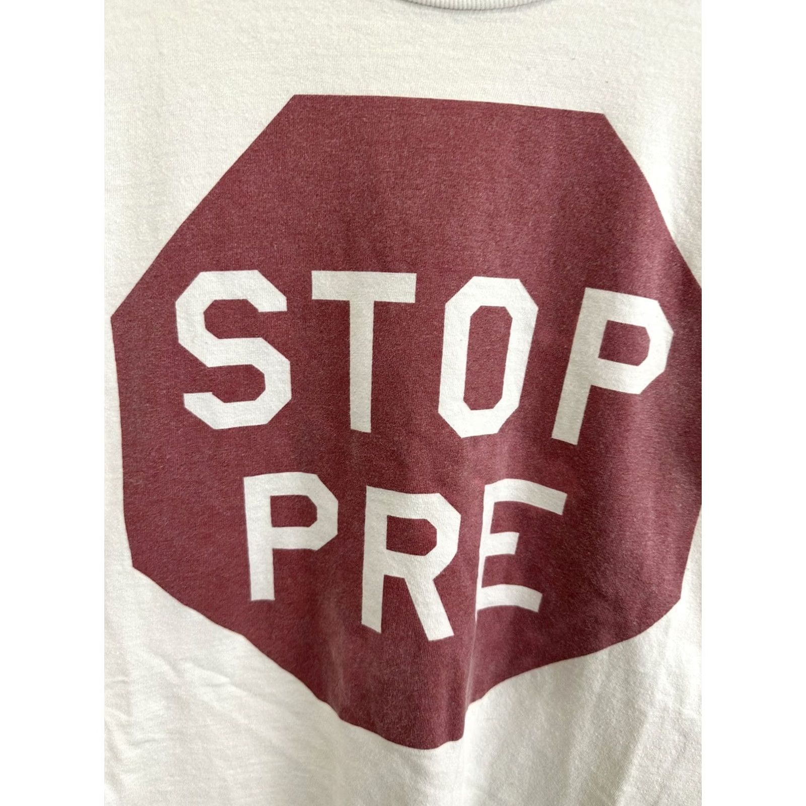 Nike VTG Nike STOP PRE Steve Prefontaine Running Short Sleeve T-Shirt M White Mens Shirt 2005 Y2K Size US M / EU 48-50 / 2 - 2 Thumbnail