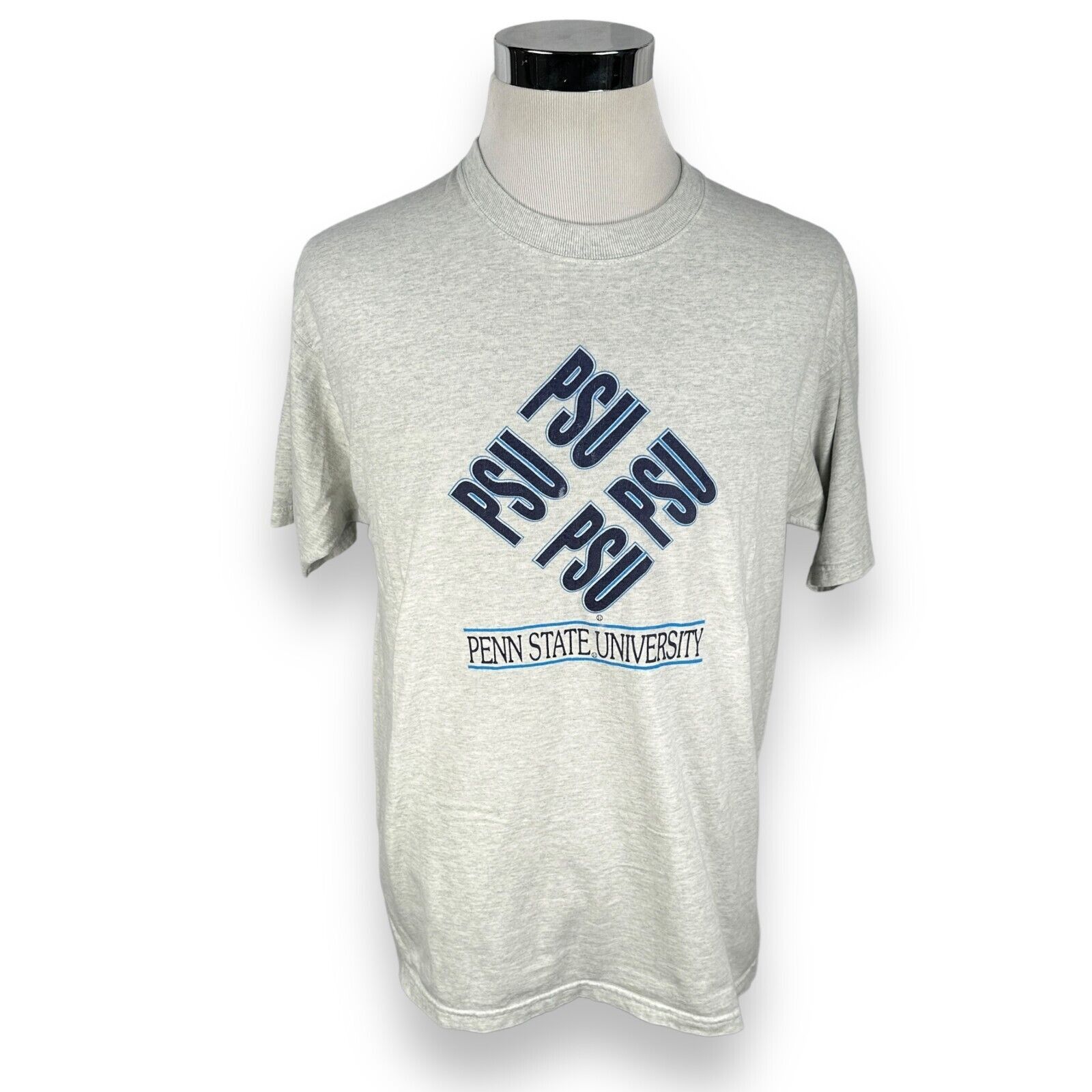 Fruit Of The Loom Vintage Penn State PSU T-Shirt L Cotton Nittany Lions Crew Size US L / EU 52-54 / 3 - 1 Thumbnail