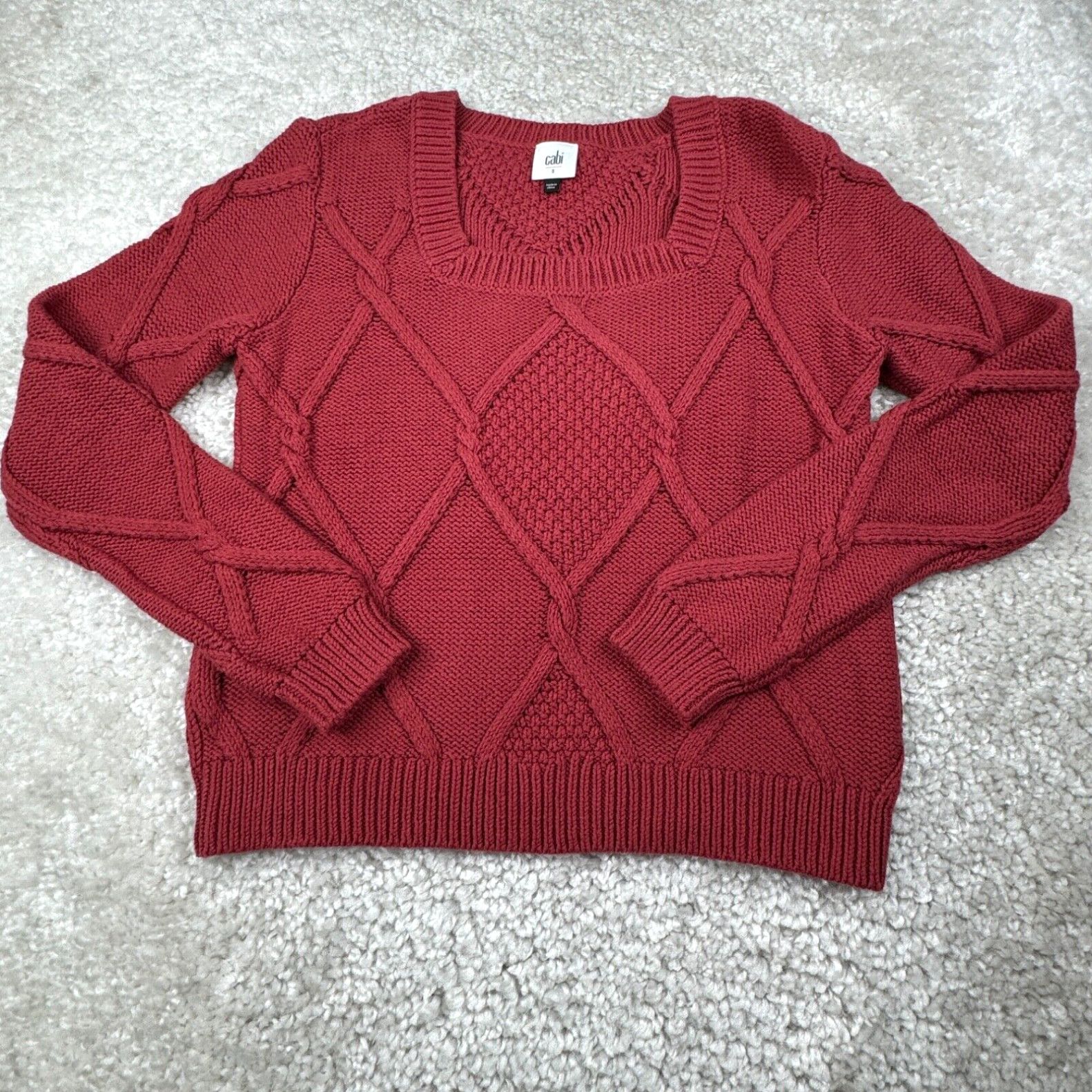 Cabi square neck pullover 2025