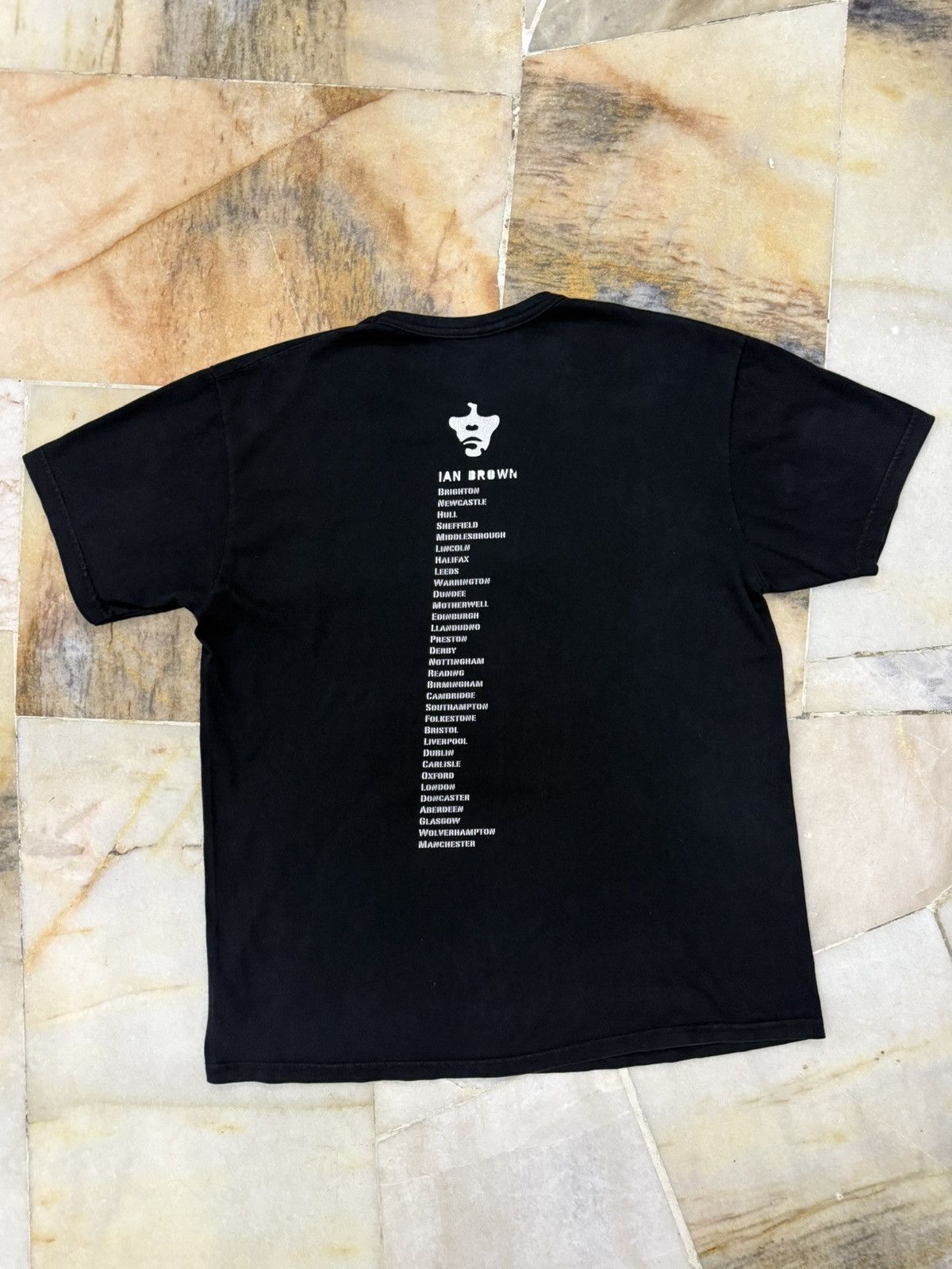 Band Tees × Vintage Band Ian Brown Rare Tour Backhit Size US XL / EU 56 / 4 - 4 Thumbnail
