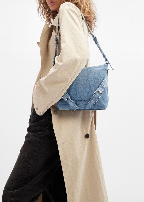 Givenchy o1srvl11e1124 Size: OS / Voyou Small Crossbody Bag in Blue Size ONE SIZE - 2 Thumbnail
