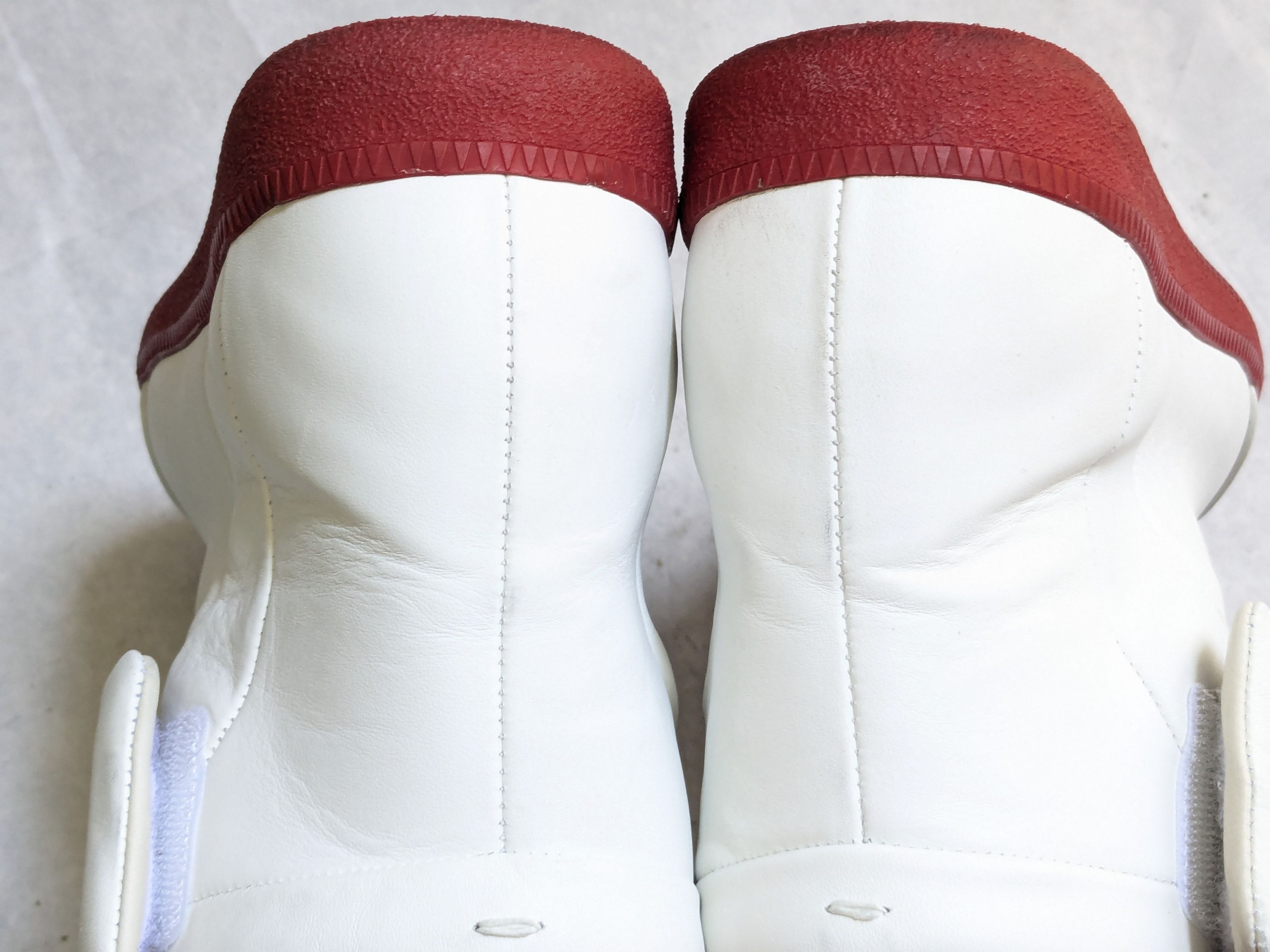 Maison Margiela Maison Margiela Future White Red 11 44 High Tops Leather Size US 11 / EU 44 - 17 Thumbnail