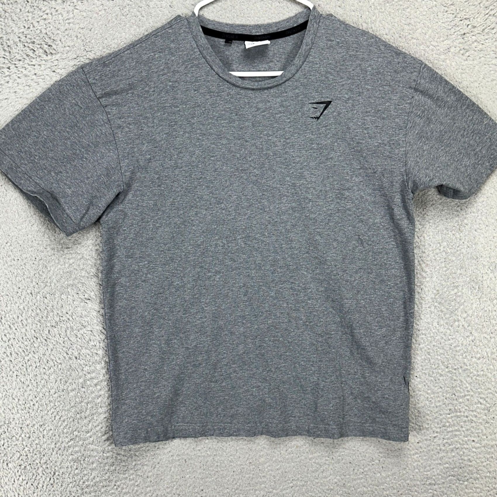 Gymshark Gymshark Mens T-Shirt Short Sleeve Gray Crew Neck Cotton Spandex Regular Fit Breathable Workout Tee Shirt Size US M / EU 48-50 / 2 - 3 Thumbnail
