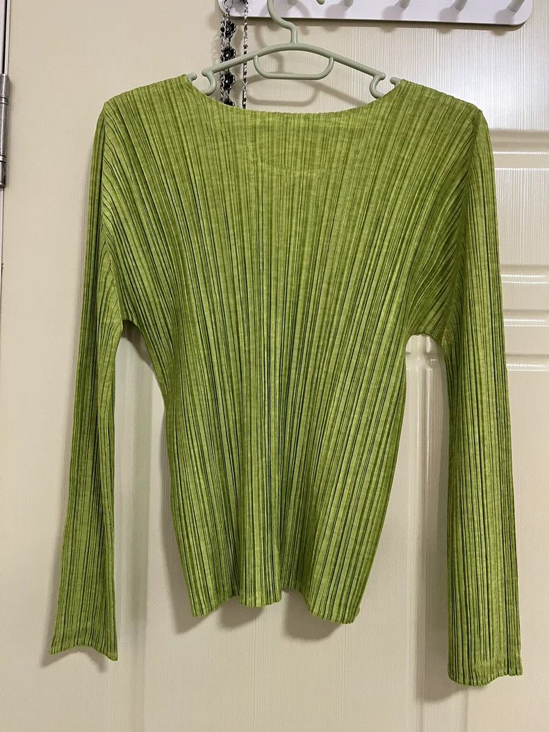 Issey Miyake issey miyake Grass green pleated coat 2506-Nextarrow Size S / US 4 / IT 40 - 3 Thumbnail