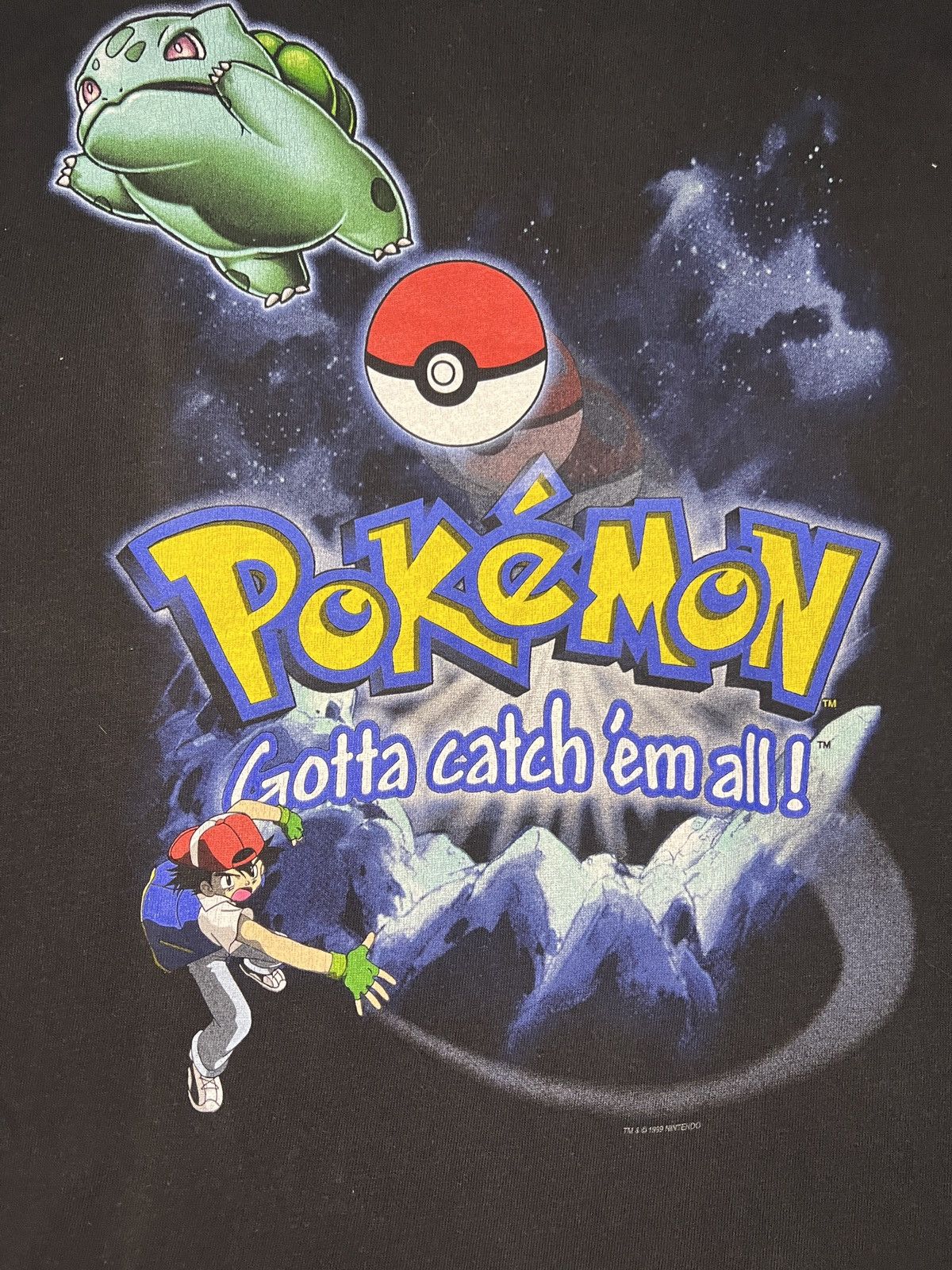 Other Vintage 90s Nintendo Pokemon Tshirt 1999 Ash Bulbasaur Poke Size US L / EU 52-54 / 3 - 2 Thumbnail