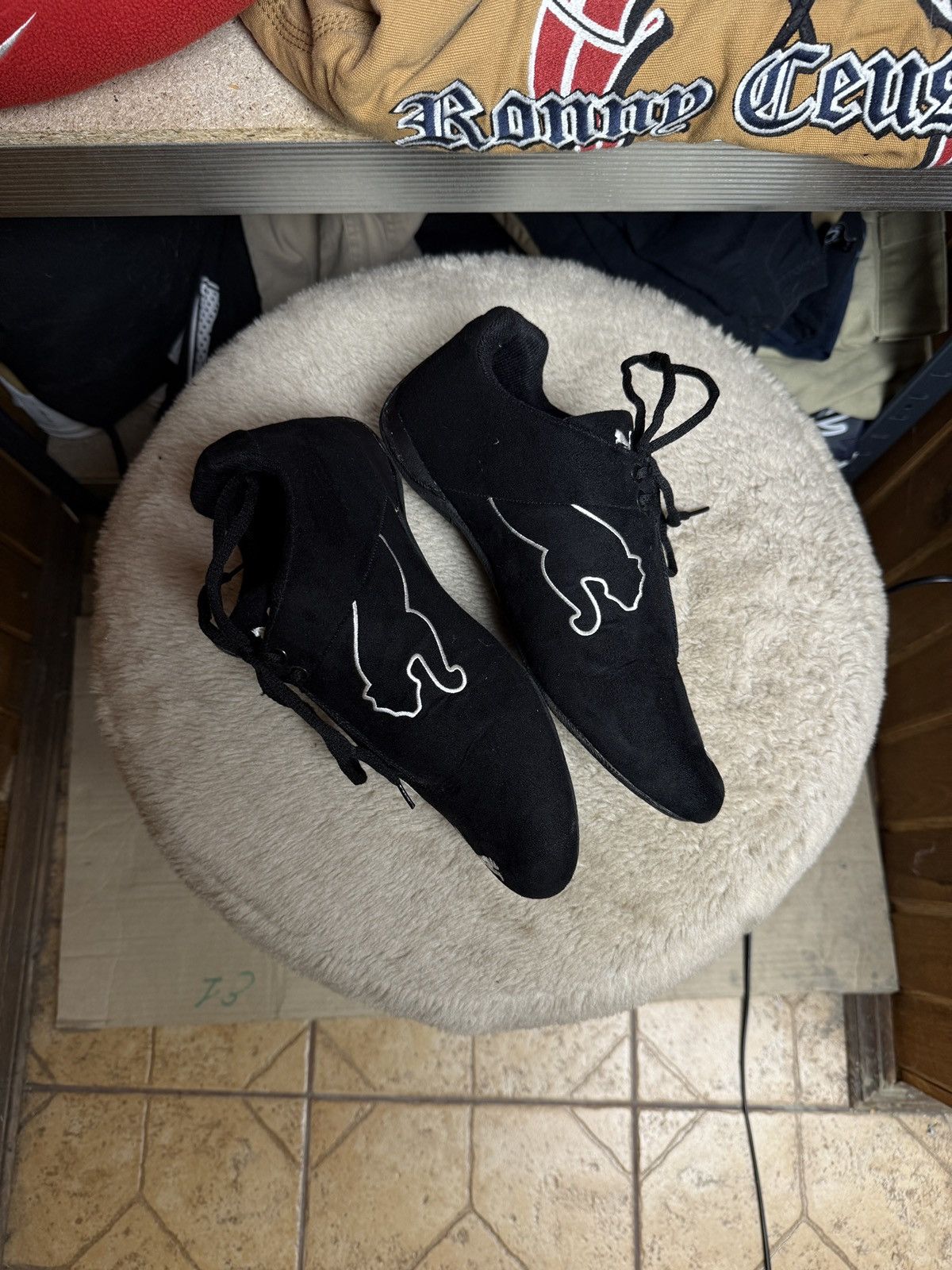 Ferrari × Puma Vintage Puma Speedcat Racing Suede Y2K Sneakers Size US 7 / EU 40 - 3 Thumbnail