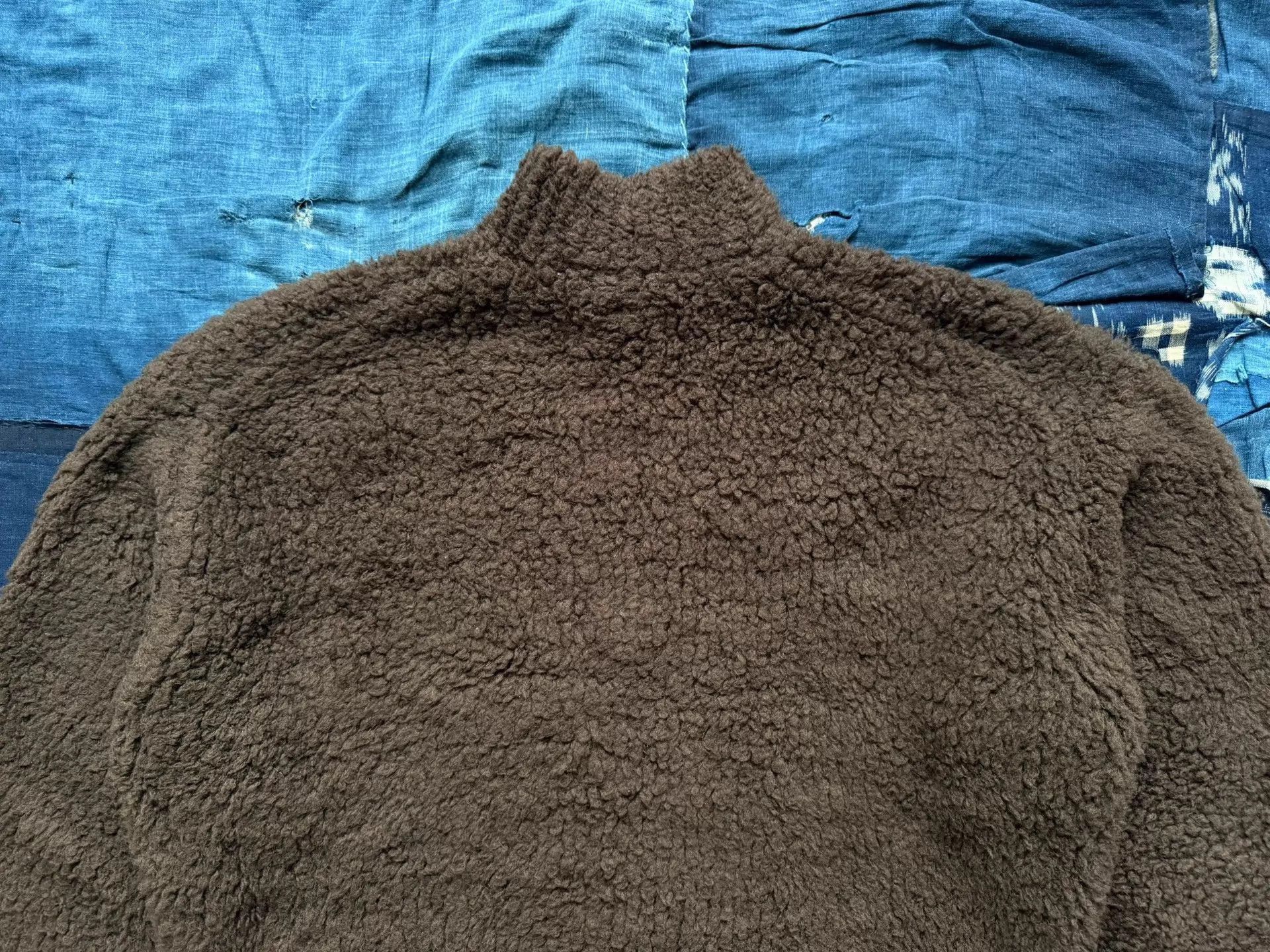 Auralee AURALEE 24AW Boa Knit PO HZ Merino Lamb Fleece Brn 3 Size US L / EU 52-54 / 3 - 7 Thumbnail