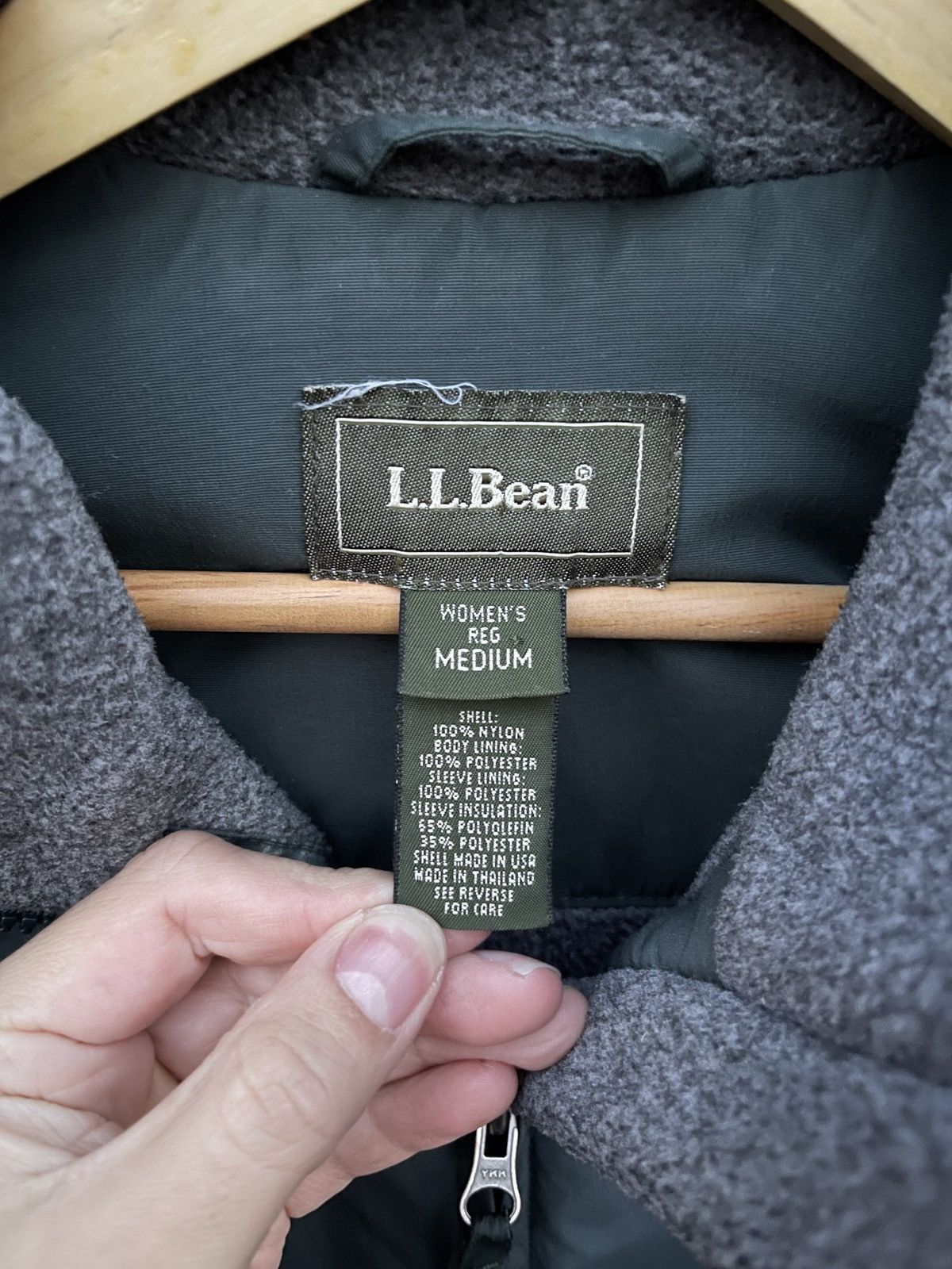 L.L. Bean × Vintage Vintage Shell Made in USA Insulated Zip Up Jacket Size US M / EU 48-50 / 2 - 7 Thumbnail