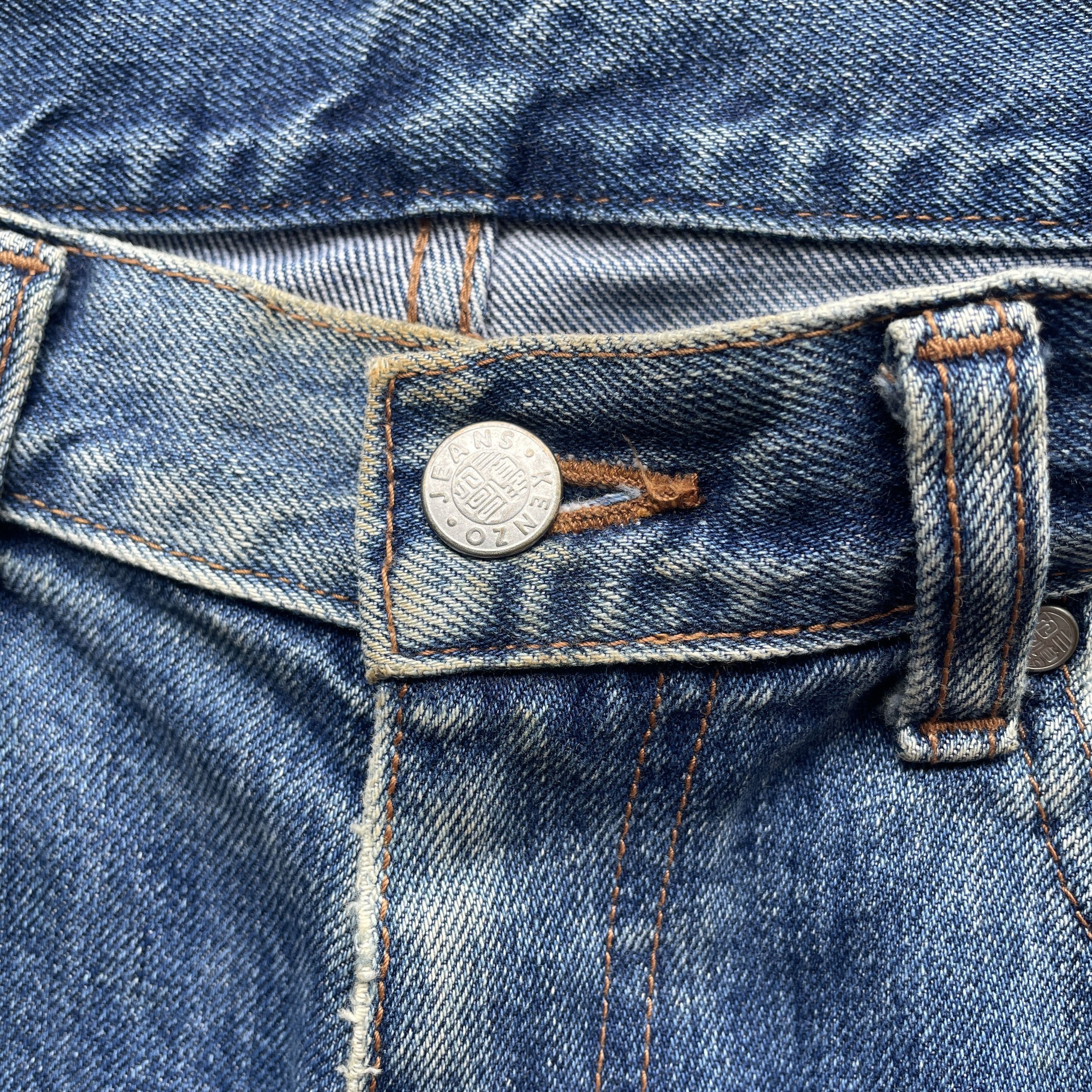 Japanese Brand × Kenzo VINTAGE KENZO DENIM FADED PANTS JEANS W31x29.5 Size US 31 - 7 Thumbnail