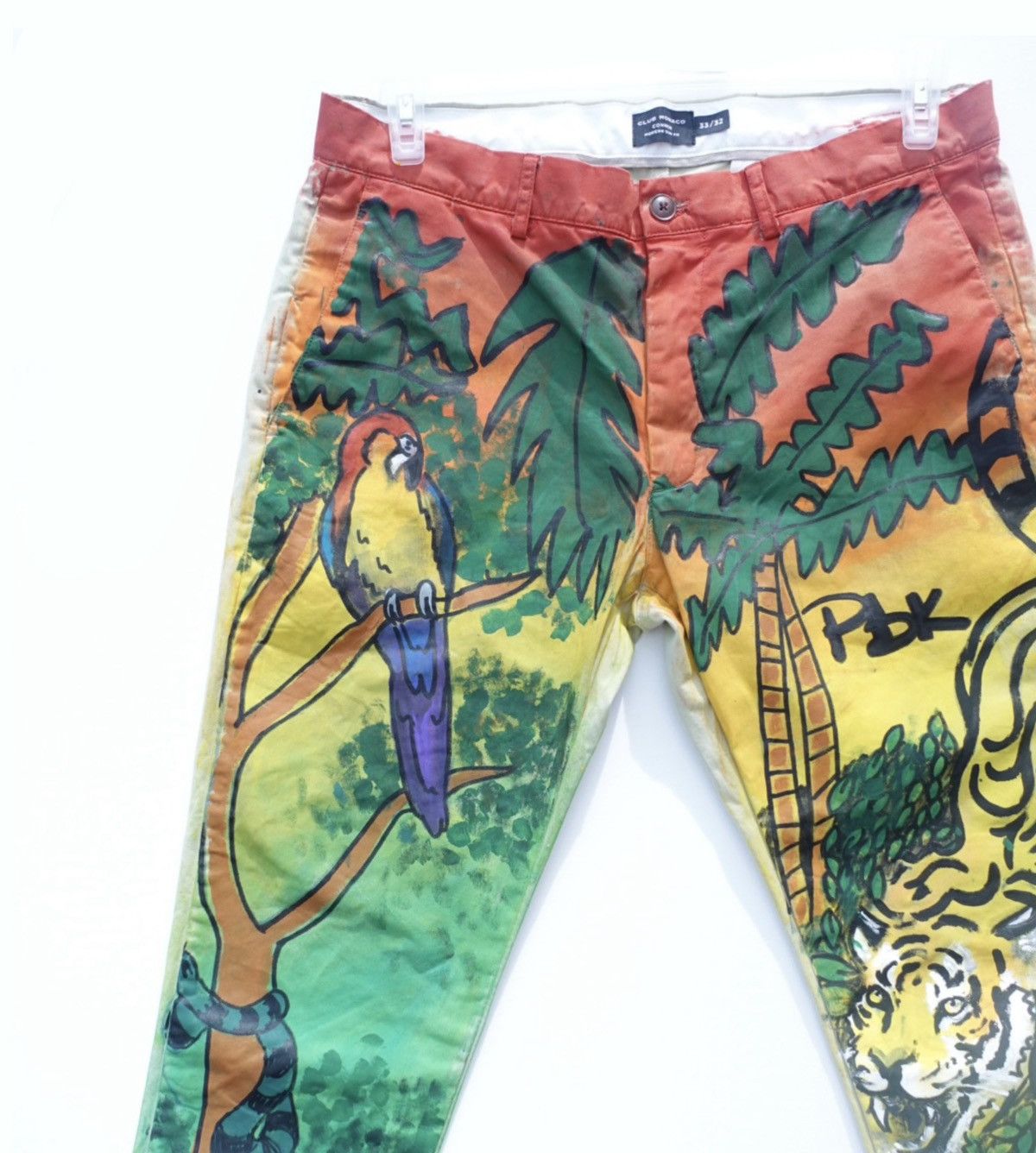 Vintage The jungle pants Size US 33 - 3 Thumbnail