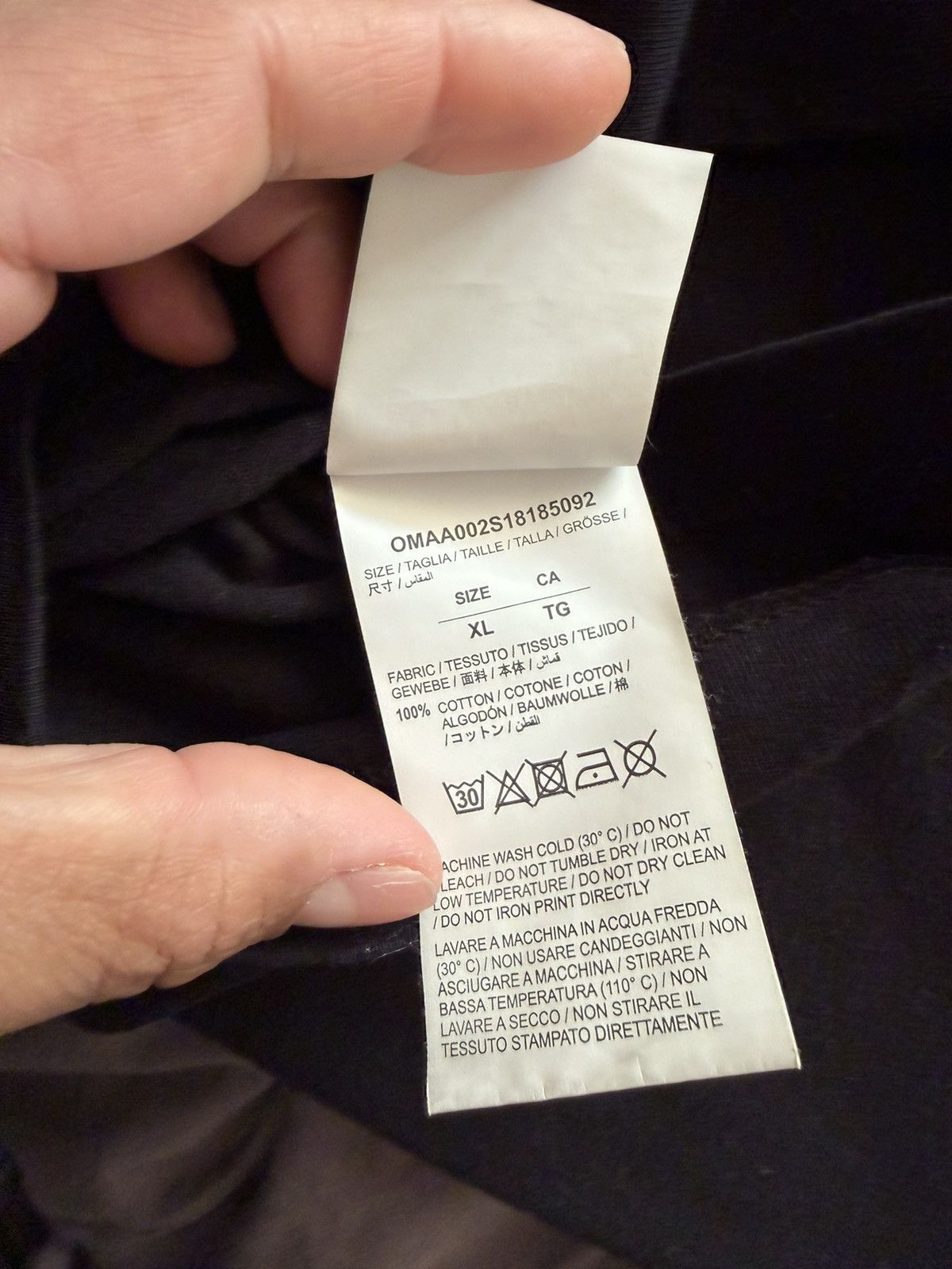 Off-White Off-White Temperature “Pharmaceuticals” Tee Black XL Size US XL / EU 56 / 4 - 8 Thumbnail