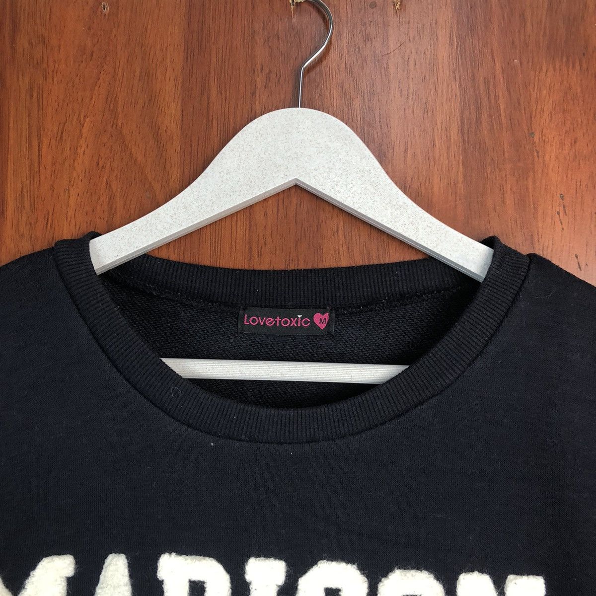 Japanese Brand × Seditionaries Love Toxic Madison Dark Blue Sweatshirt #7540 Size XS / US 0-2 / IT 36-38 - 6 Thumbnail