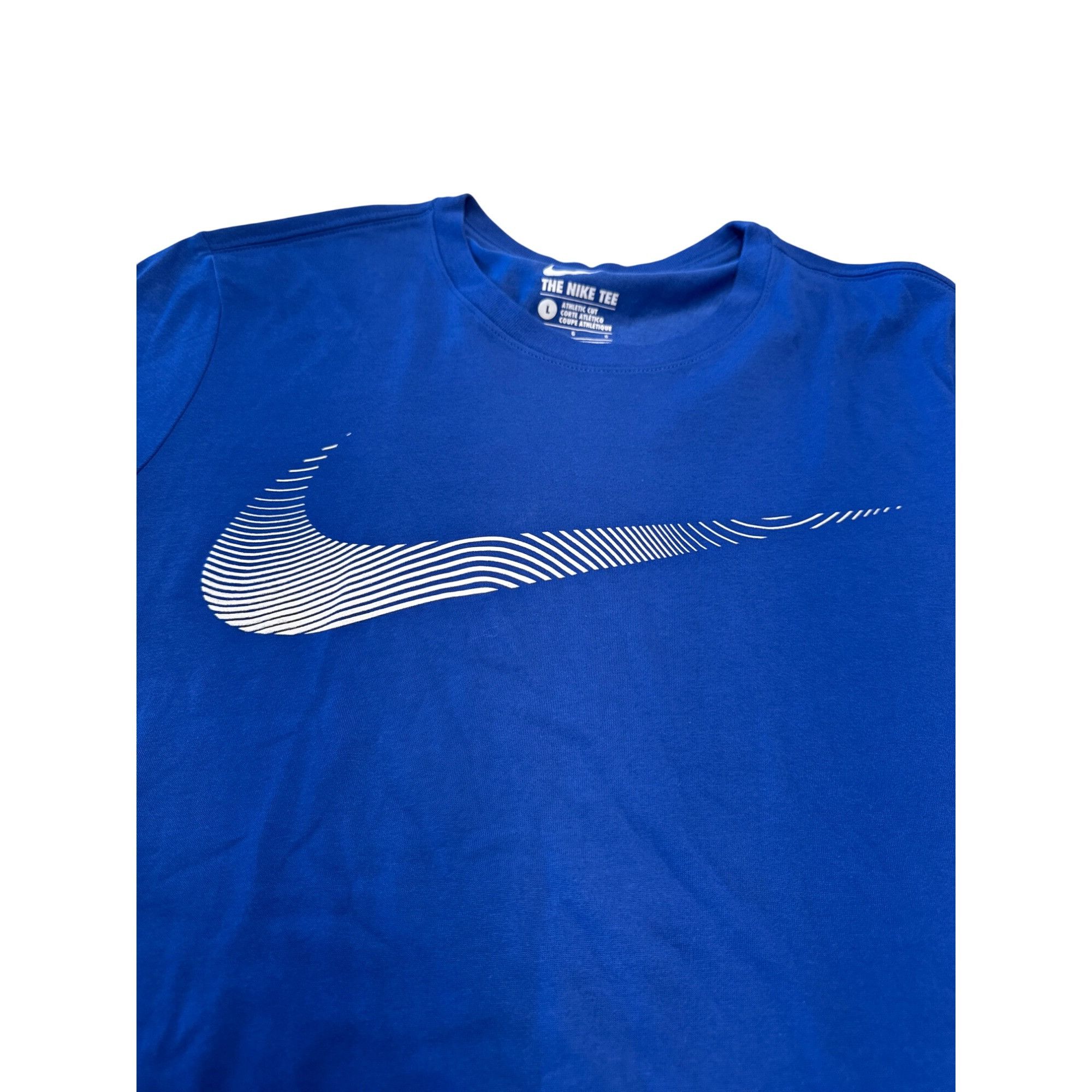 Nike Nike Mens Dri-Fit Blue Athletic fit T-Shirt Large SKU 7265 Size US L / EU 52-54 / 3 - 4 Thumbnail
