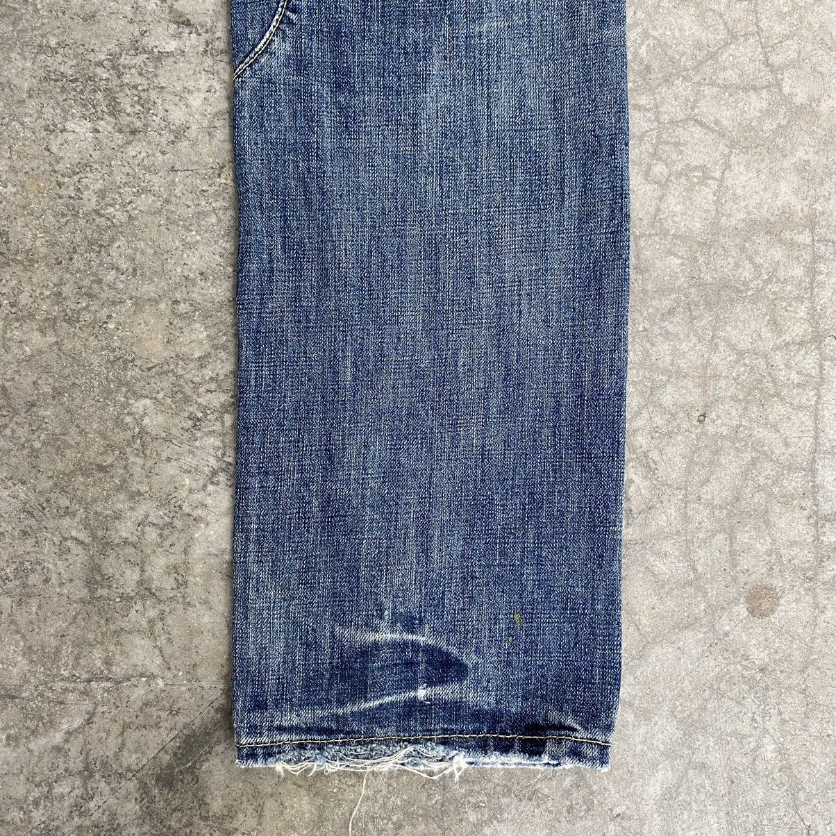 Designer × Japanese Brand Rage Blue Japan Double Waist Denim Jeans Size US 31 - 19 Thumbnail