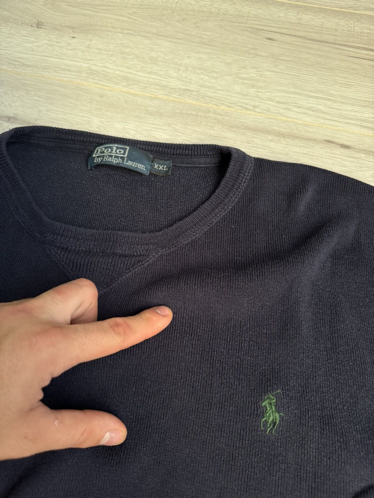 Polo Ralph Lauren × Vintage Vintage Polo Ralph Lauren Crewneack knit Sweatshirt sweater Size US XXL / EU 58 / 5 - 4 Thumbnail