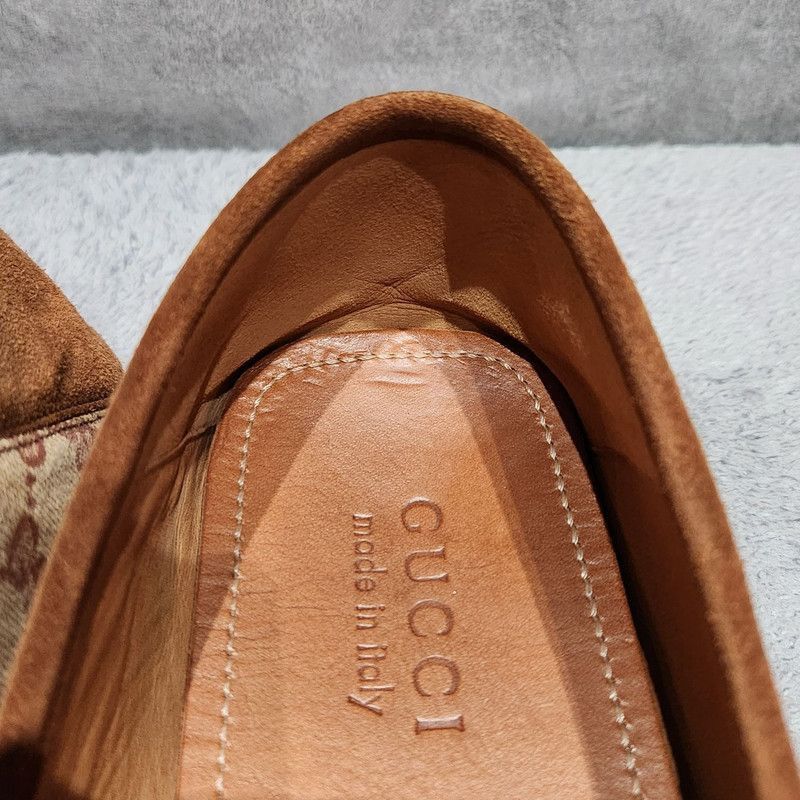 Gucci Gucci Printed Round Toe Casual Slip-On Shoes - Size US 11 / EU 44 - 5 Thumbnail