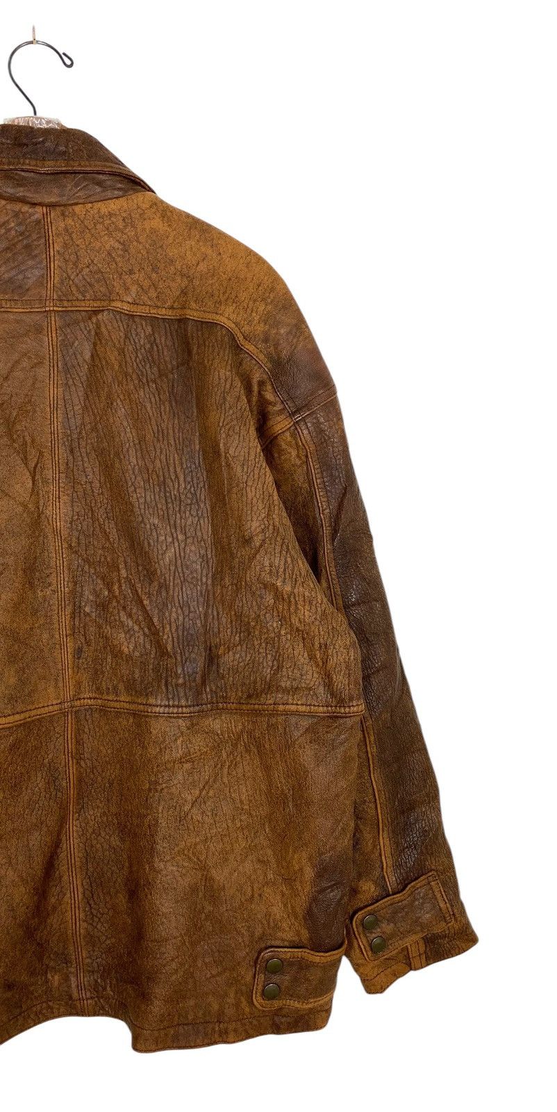 Japanese Brand Rare‼️ Vintage Wind Armor Sheep Skin Leather Size US M / EU 48-50 / 2 - 7 Thumbnail