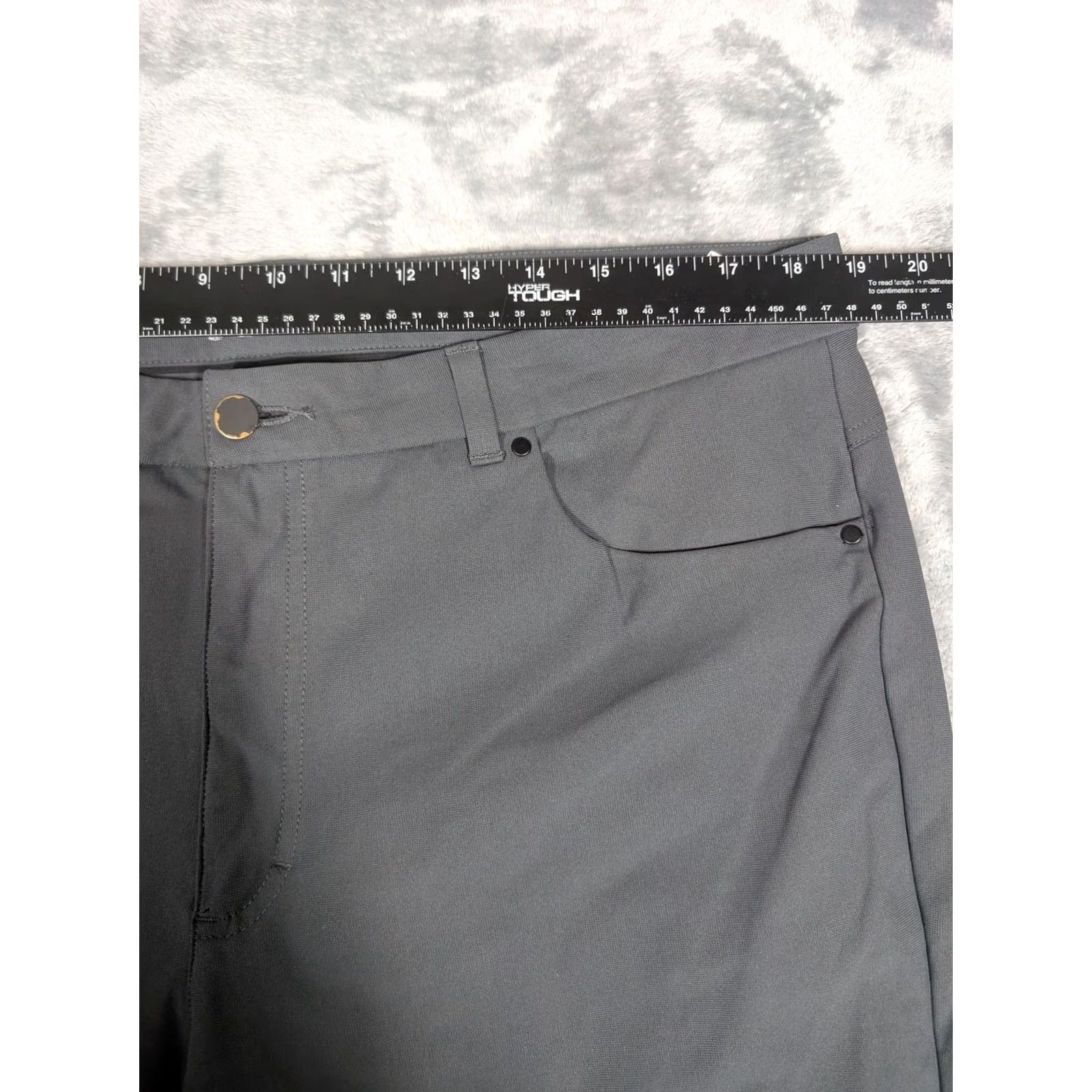 Vintage VRST Slim Pants Mens 38x32 Gray Stretch Chino 5 Pocket Golf Travel Casual Size US 38 / EU 54 - 2 Thumbnail