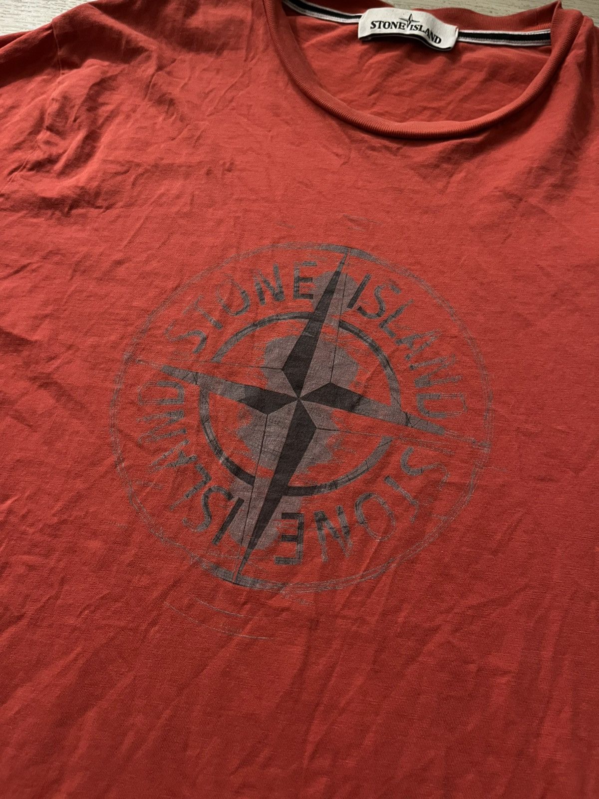 Stone Island Stone Island Large Compass Logo T- Shirt Size US L / EU 52-54 / 3 - 2 Thumbnail