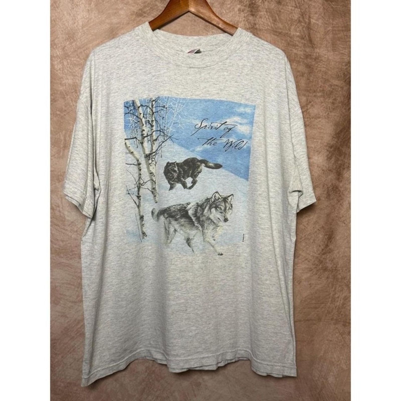 The Unbranded Brand Spirit of Wolves Tee XXL Pre-Owned Size US XXL / EU 58 / 5 - 2 Thumbnail