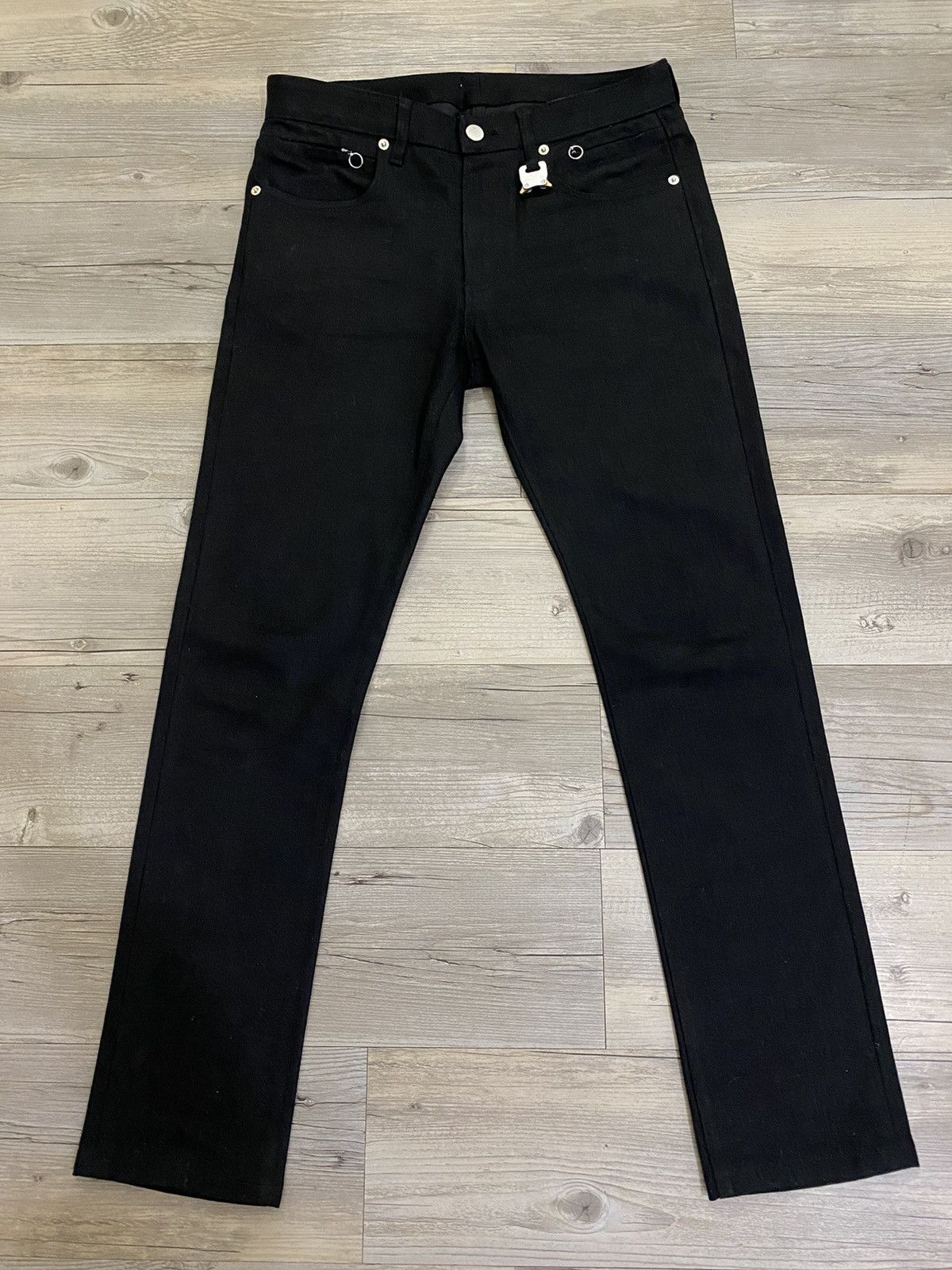 image of 1017 Alyx 9Sm Alyx 5 Pocket Jeans In Black, Men's (Size 30)