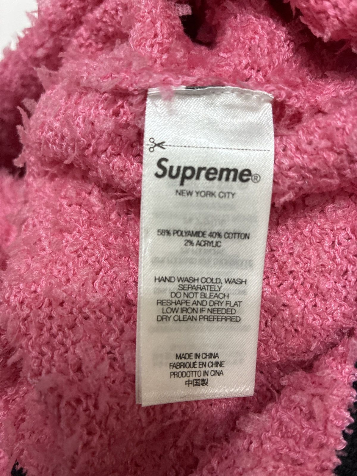 Supreme Supreme Textured Arc Sweater Pink Size US L / EU 52-54 / 3 - 6 Thumbnail