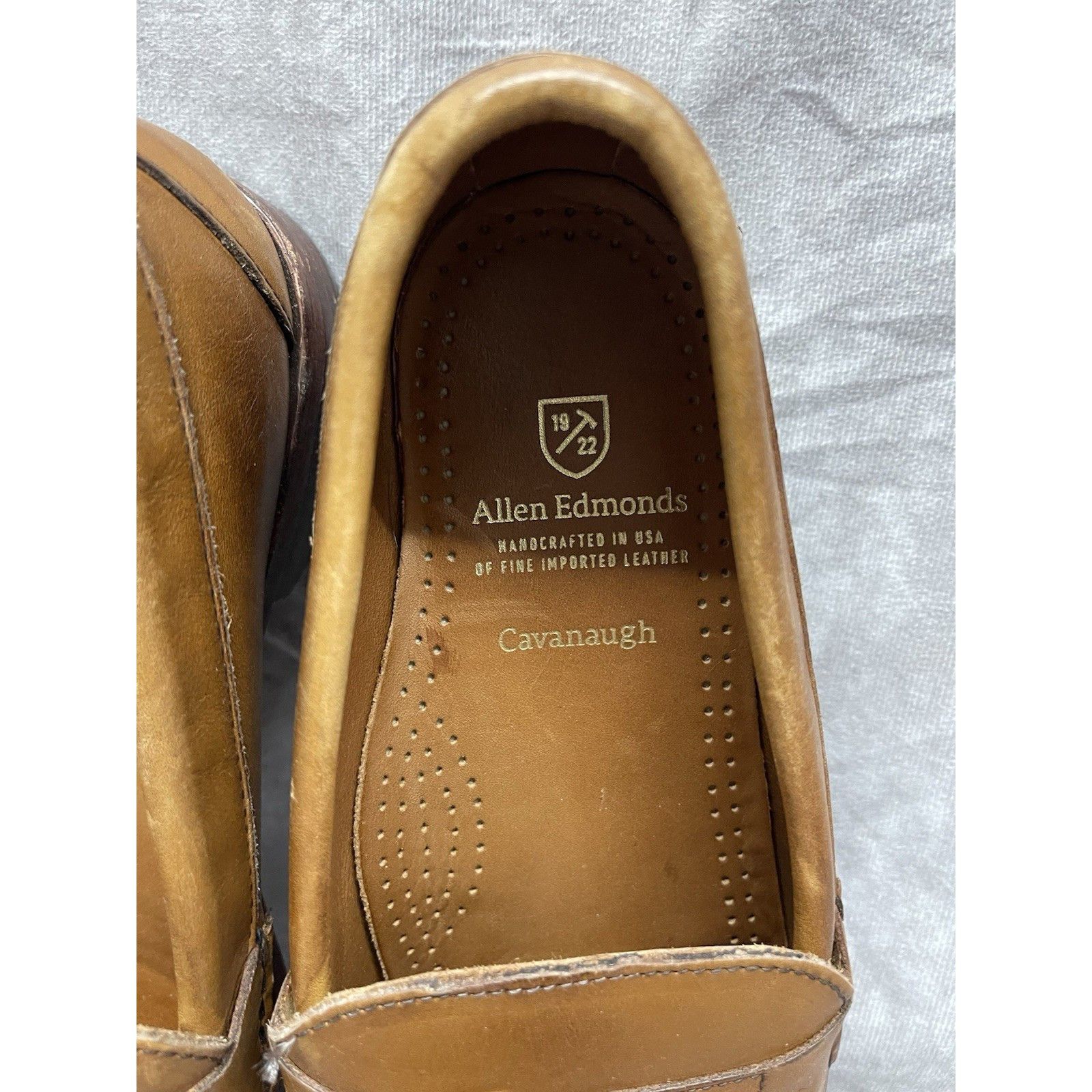 Allen Edmonds Allen Edmonds Cavanaugh Loafers Men's 9.5 D Walnut Brown Lea Size US 9.5 / EU 42-43 - 3 Thumbnail