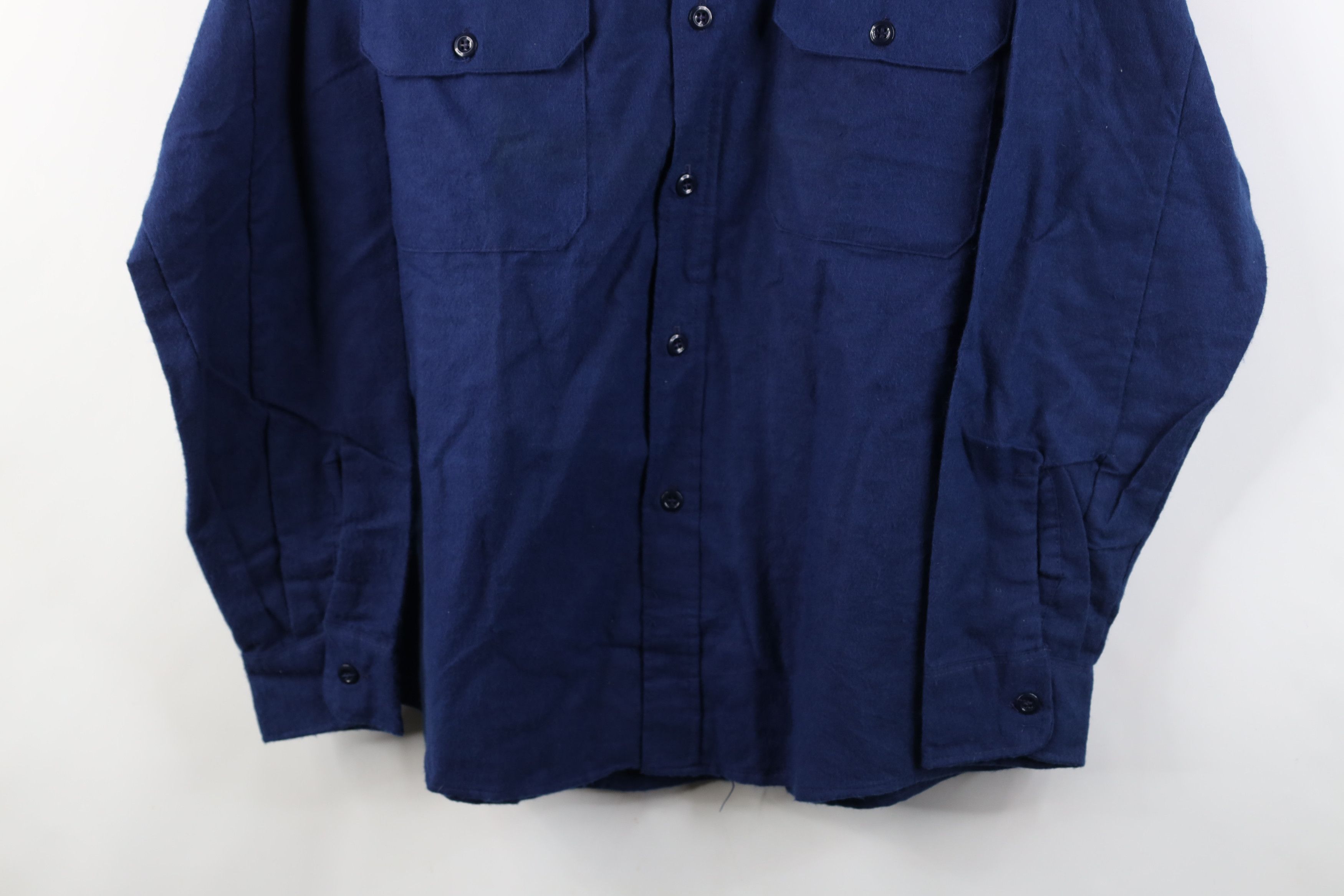Vintage Vintage 60s Streetwear Cloth Collared Button Shirt USA Size US L / EU 52-54 / 3 - 3 Thumbnail