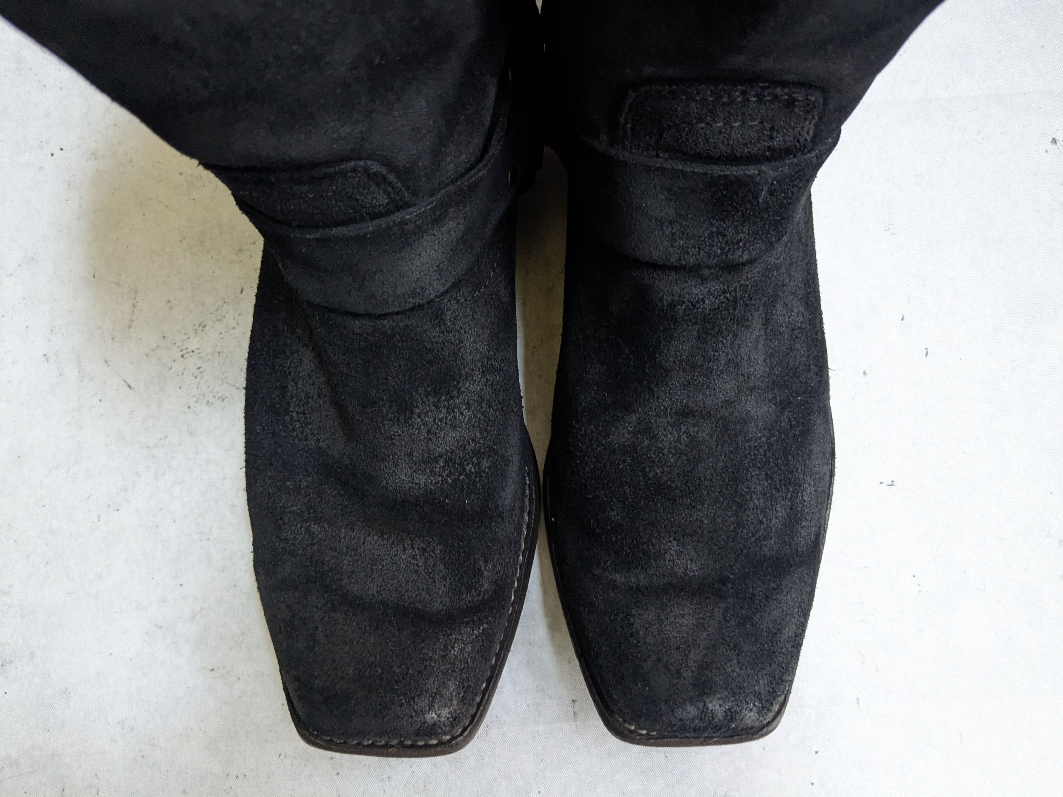 Frye Frye Suede Harness Boots Black 9 D Size US 9 / EU 42 - 2 Thumbnail