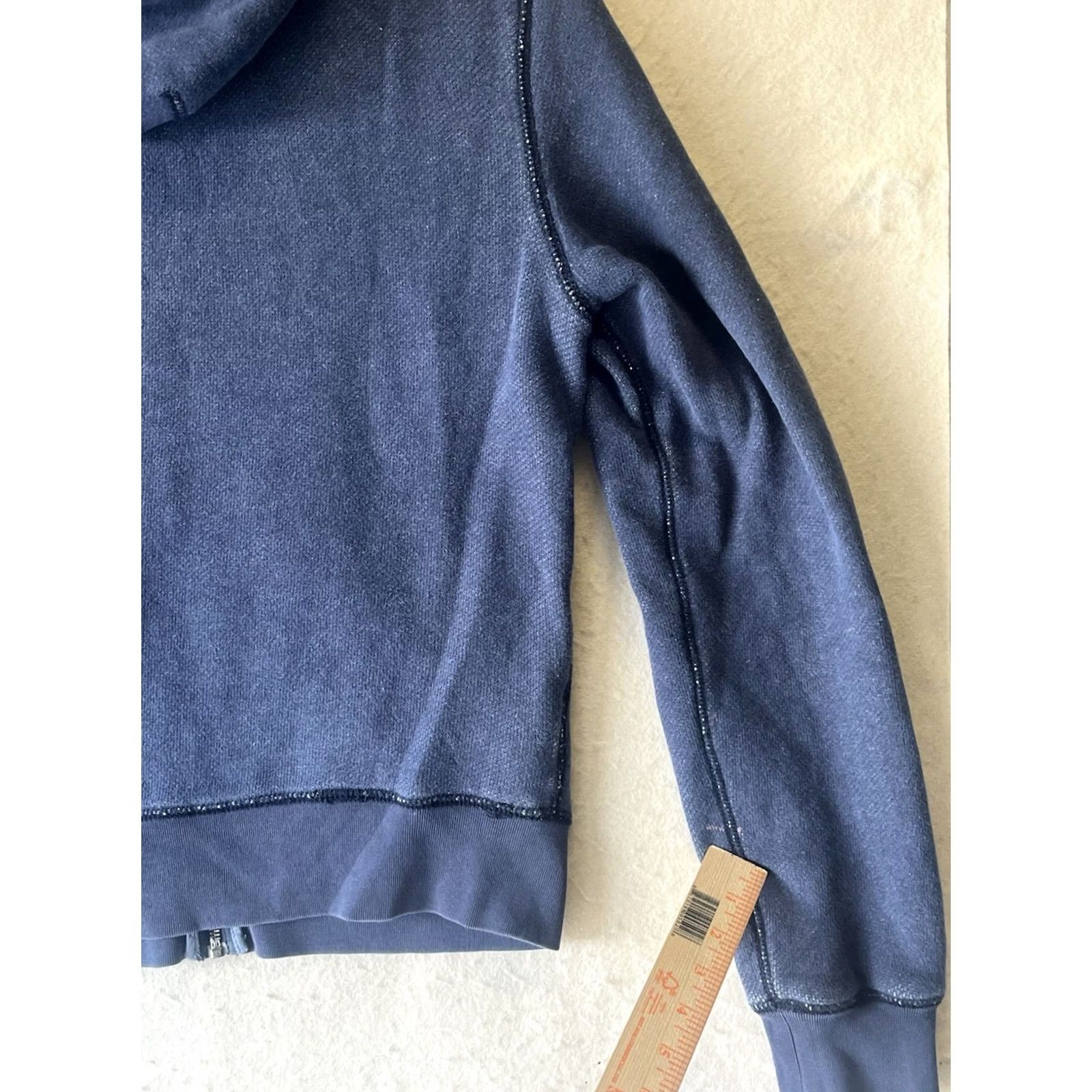 Vintage Penguin Mens Hoodie Sweater Size Medium Blue Cotton Zip Up Size US M / EU 48-50 / 2 - 7 Thumbnail