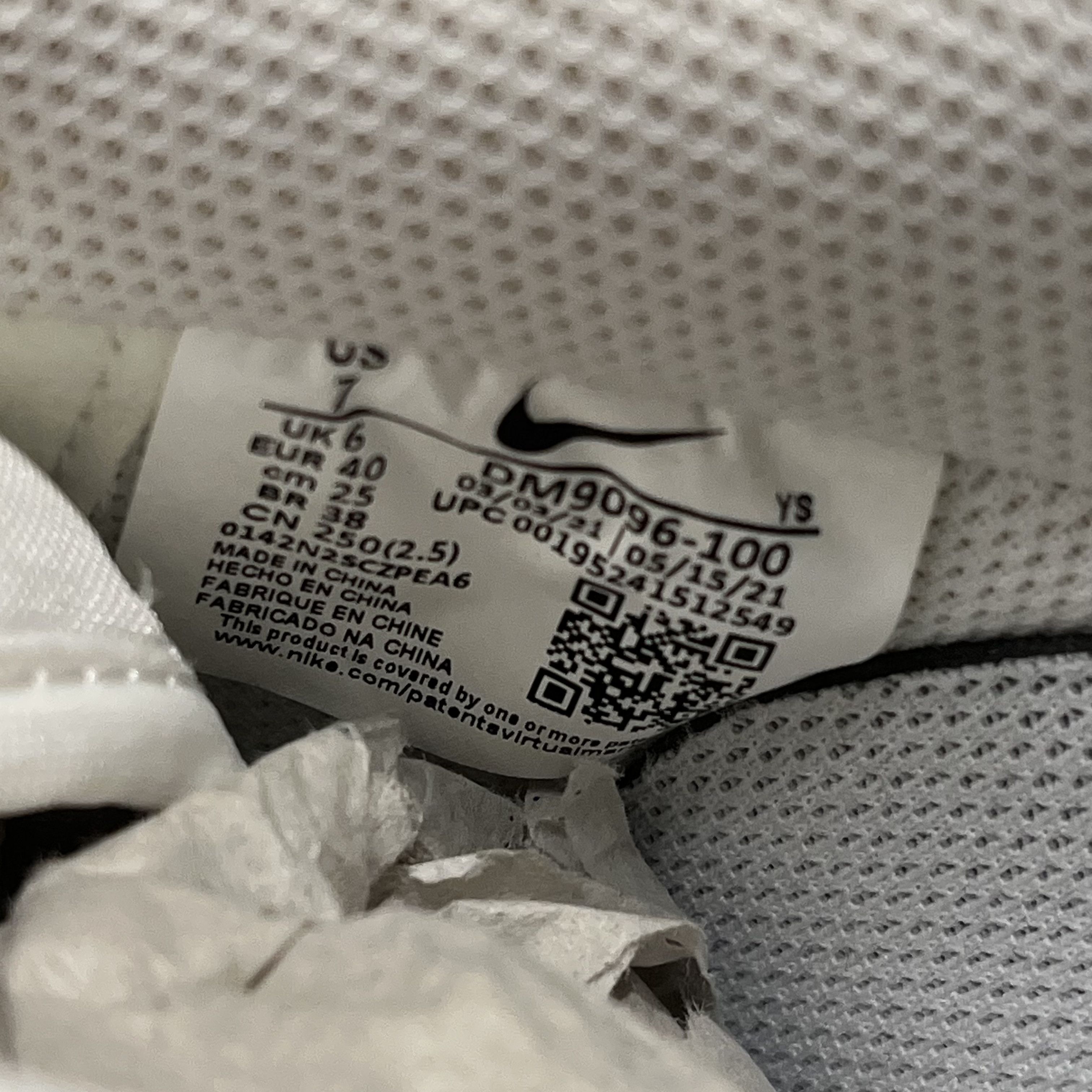 Nike Nike Air Force 1 Low Multi-Swoosh White Size US 7 / EU 40 - 6 Thumbnail