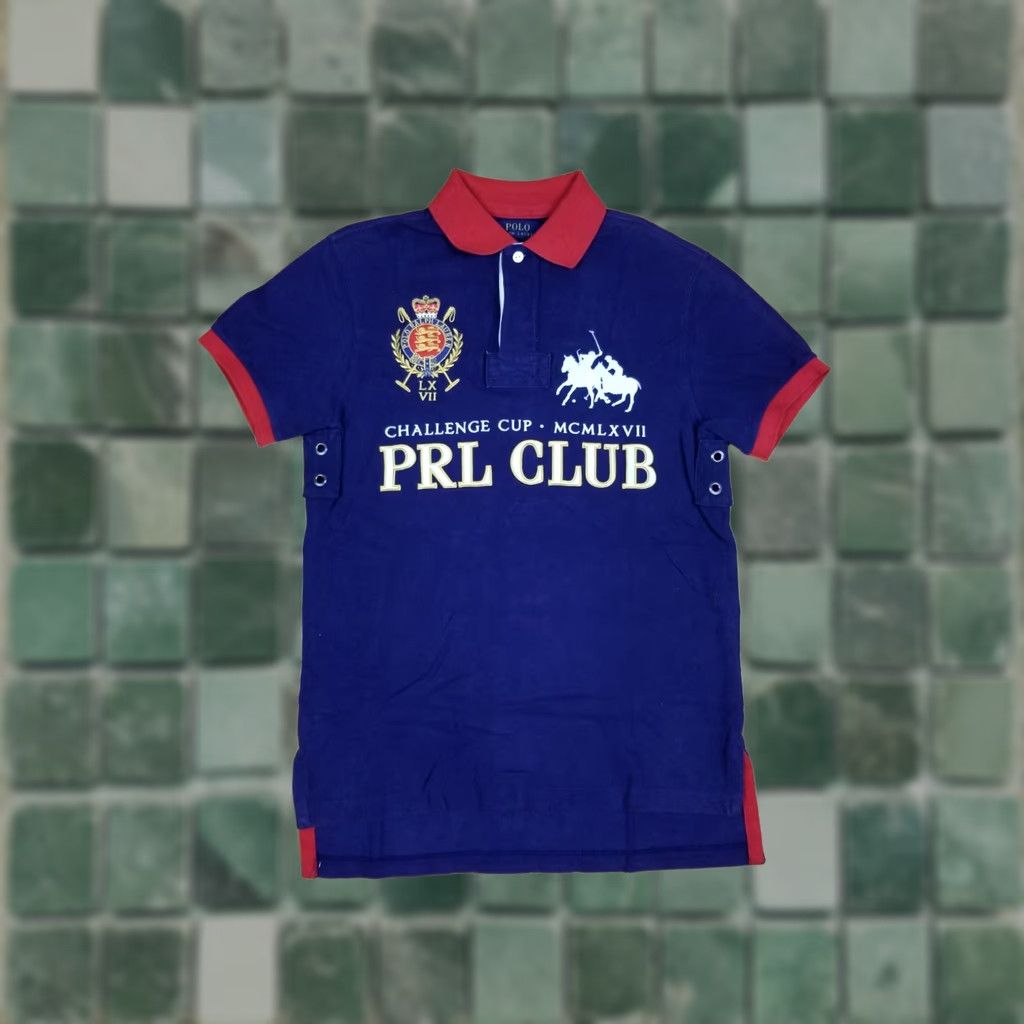 Ralph Lauren VINTAGE Ralph Lauren POLO USA P.R.L CLUB SHORT SLEEVE POLO SHIRT SZ SMALL Size US S / EU 44-46 / 1 - 1 Thumbnail