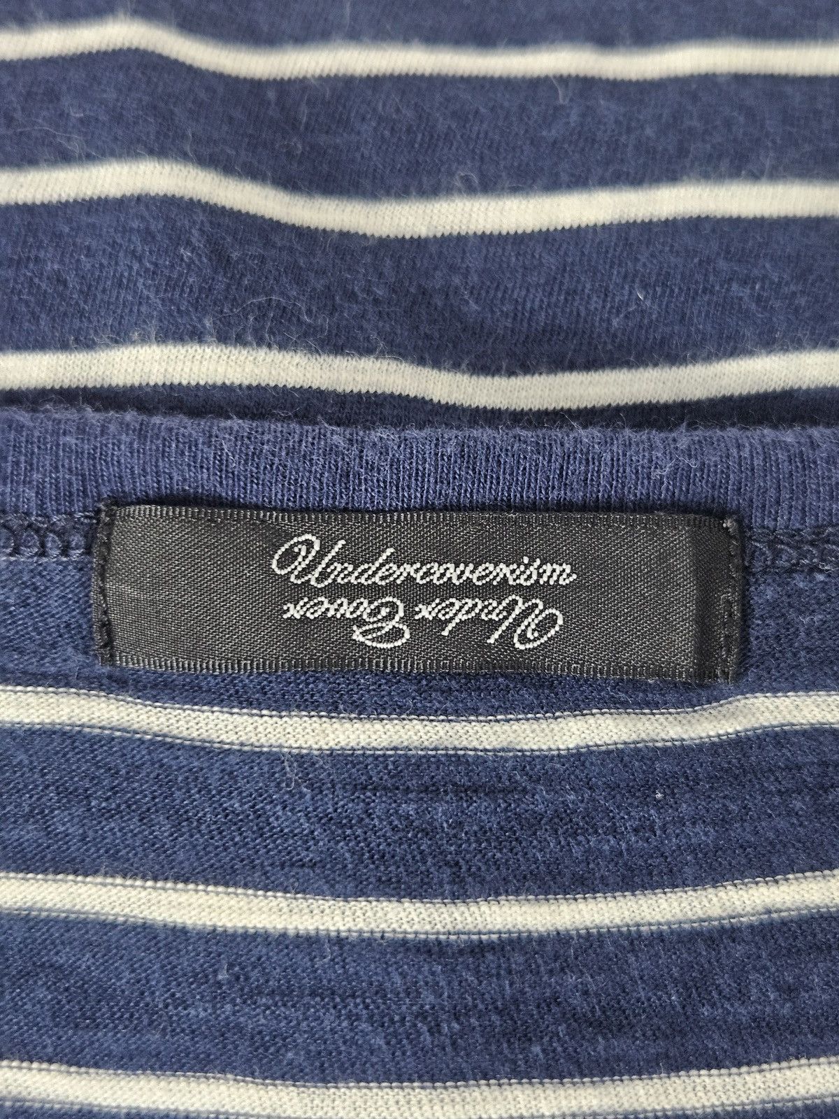 Undercover Undercover Undercoverism Underman stripe shirt Size US L / EU 52-54 / 3 - 5 Thumbnail