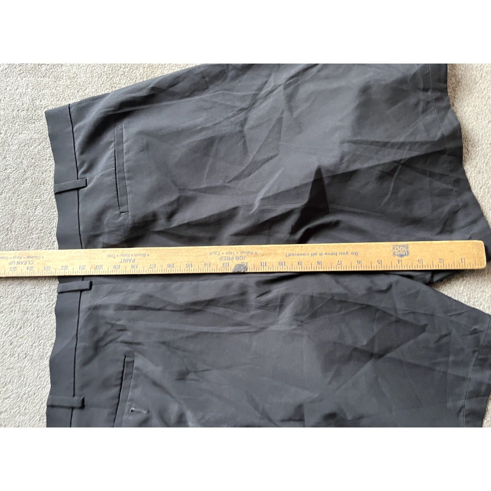 PGA Tour PGA TOUR Shorts Mens 44 Black Pleat Front Above Knee Active Chino Casual Size US 44 / EU 60 - 5 Thumbnail